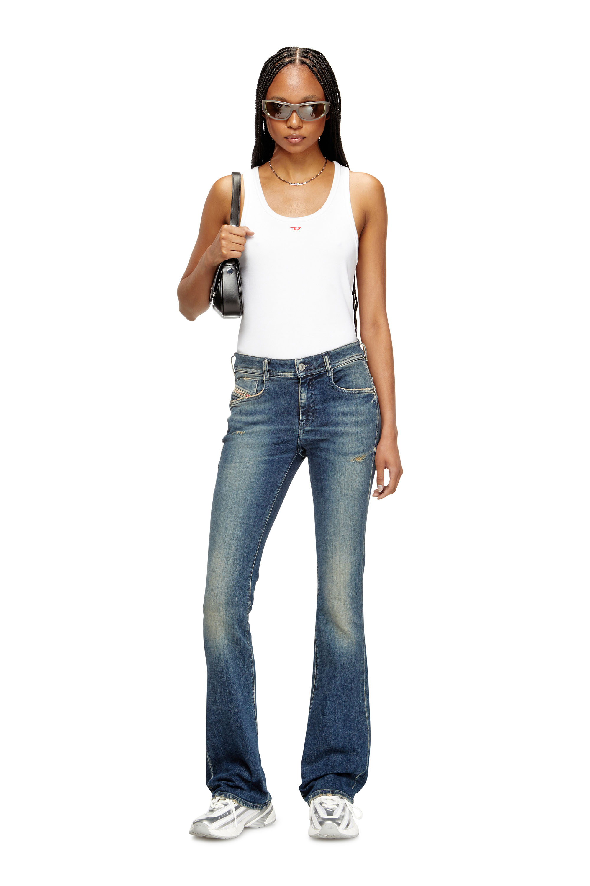 Diesel - Bootcut Jeans 1969 D-Ebbey 09L96 Femme, Bleu Foncé - Image 1