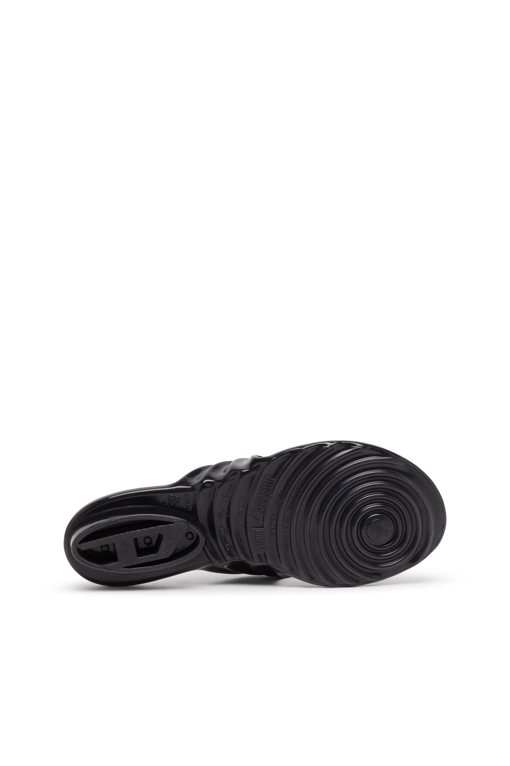 Diesel - MELISSA QUANTUM THONG, Tong sculpturale en Melflex&reg; Femme in Noir - 5