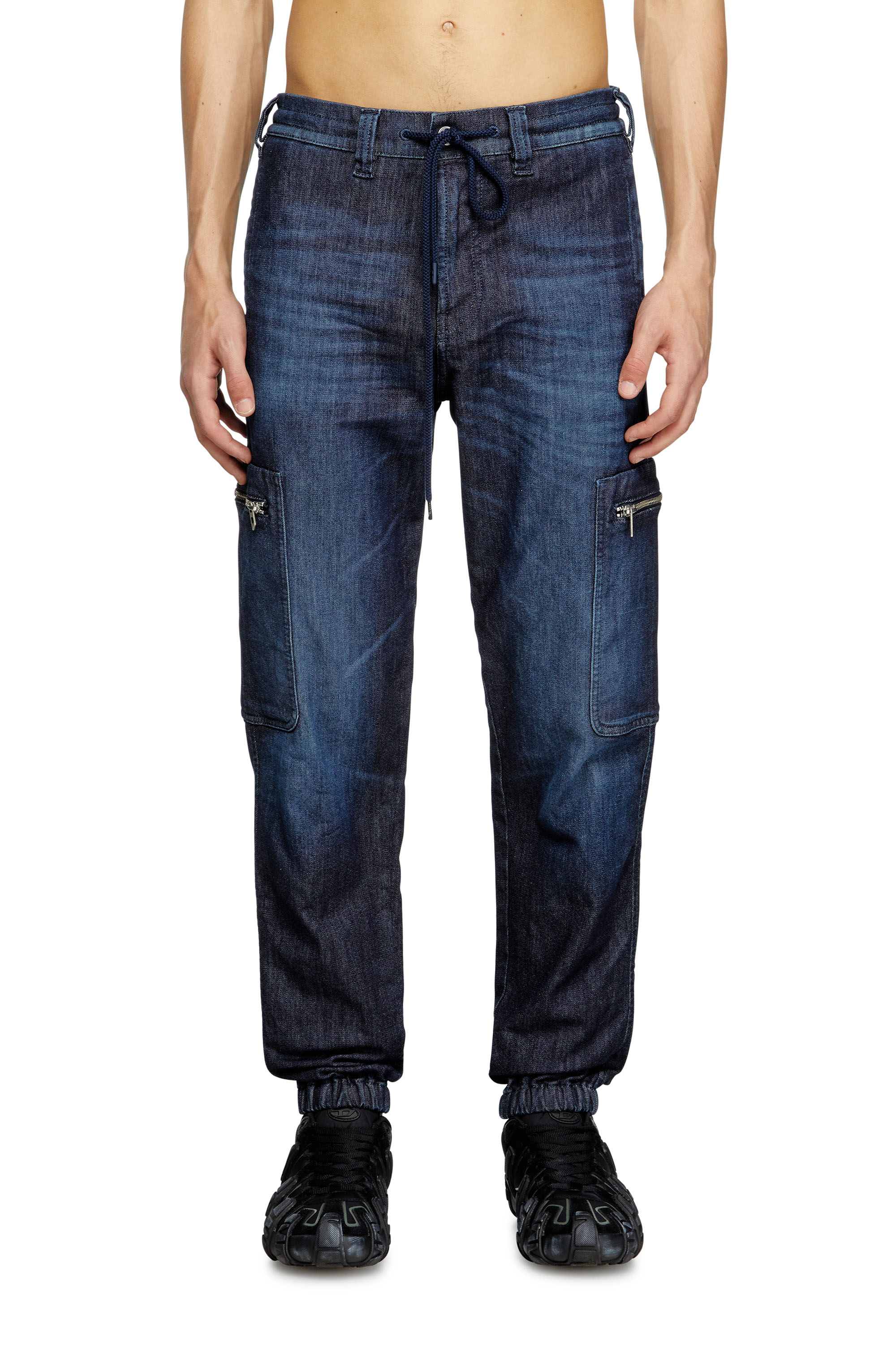 Diesel - Slim D-Lab JoggJeans® 09L11 Mixte, Bleu Foncé - Image 1