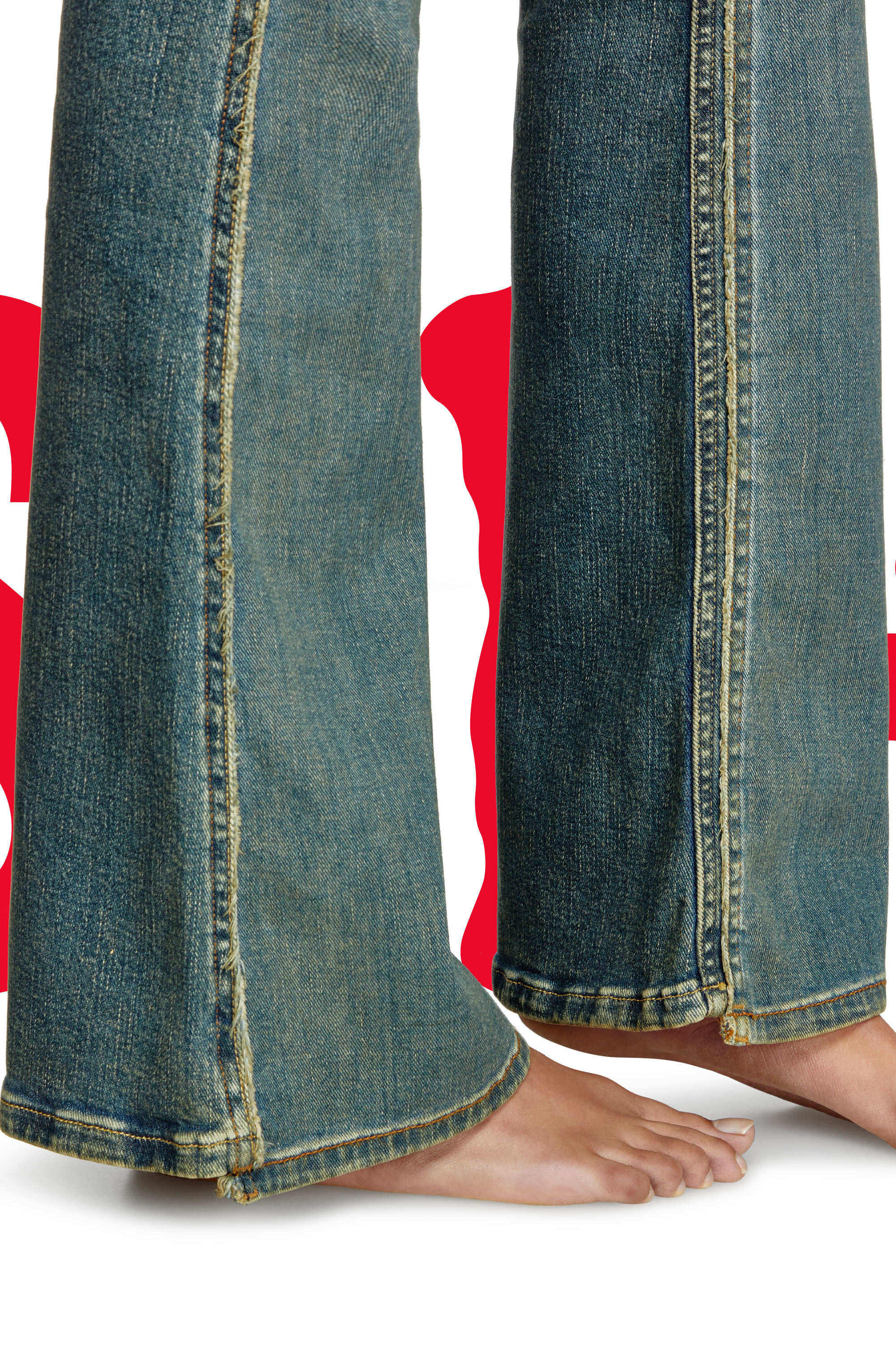 Diesel - Regular Jeans Dieseloves 01 09N01 Femme, Bleu Foncé - Image 4