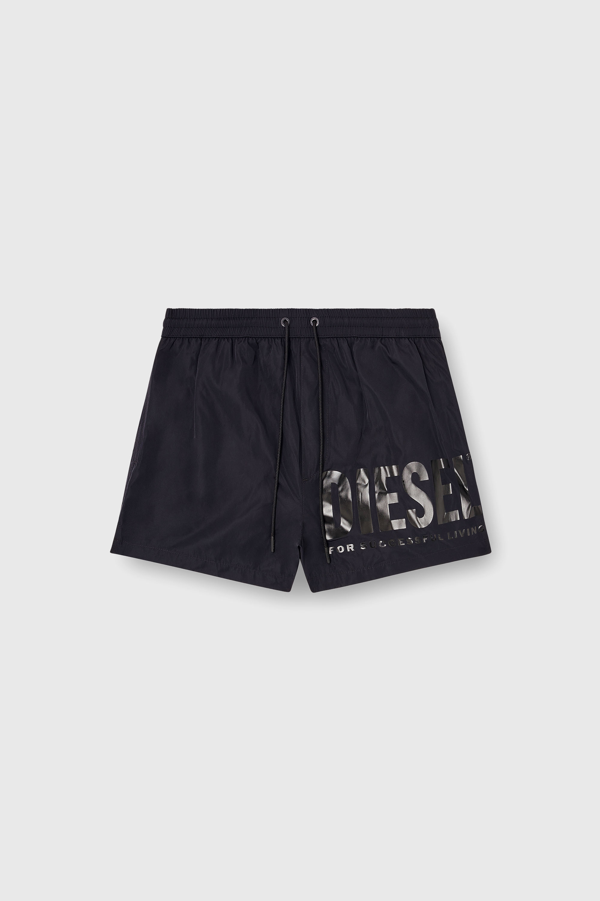 Diesel - MARIO-34-D-CORE, Short de bain avec logo imprim&eacute; Homme in Noir - 4