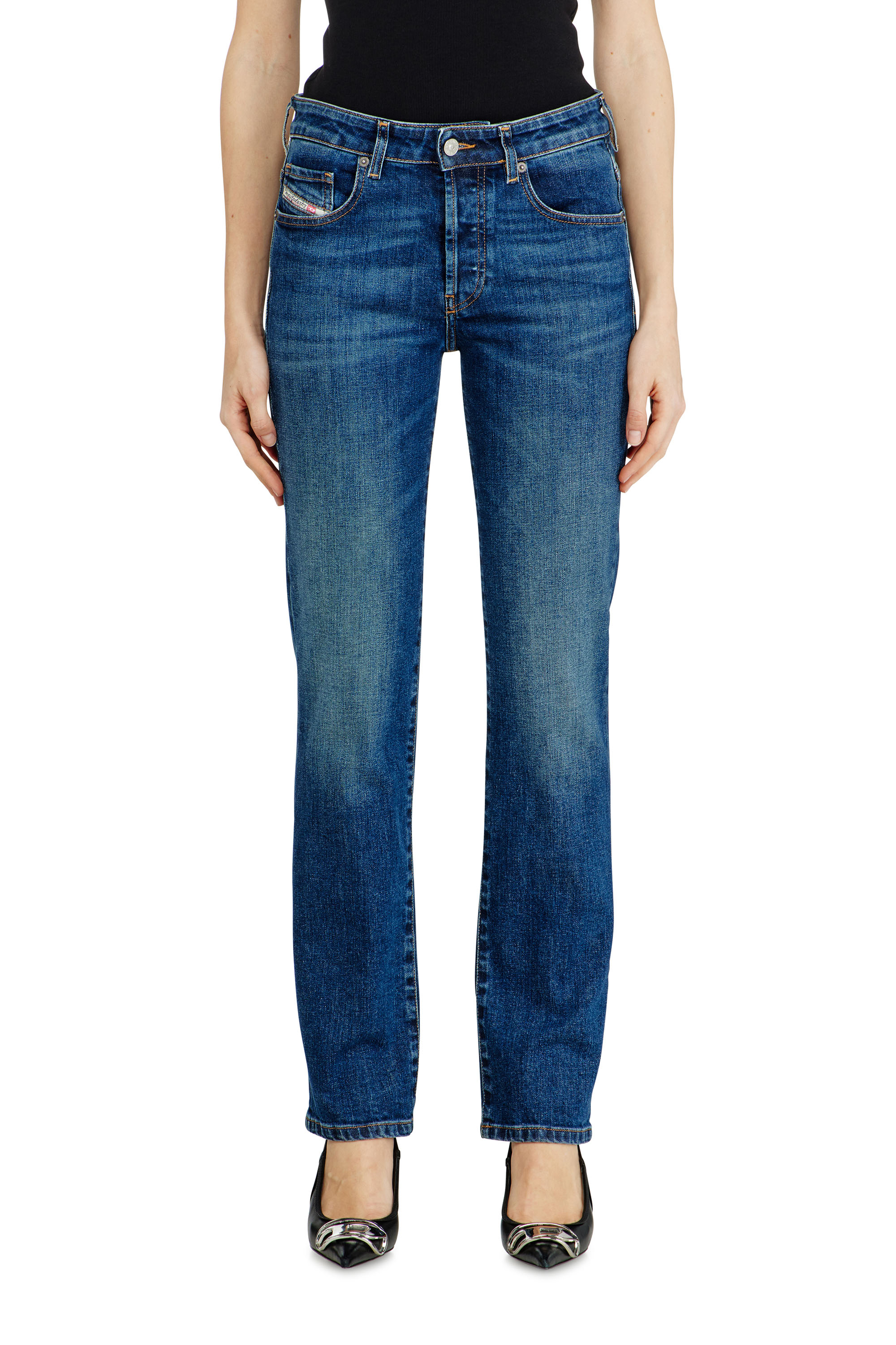 Diesel - Regular Jeans 1989 D-Mine 09I28 Femme, Bleu Fonc&eacute; - Image 4
