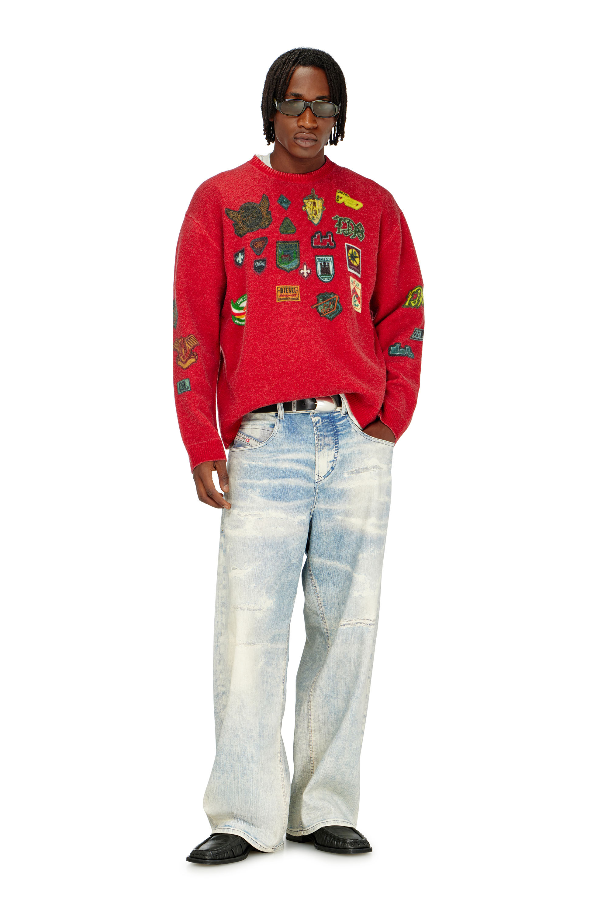 Diesel - Relaxed 2097 D-Enim-M Joggjeans&reg; 068XM Mixte, Bleu Clair - Image 1