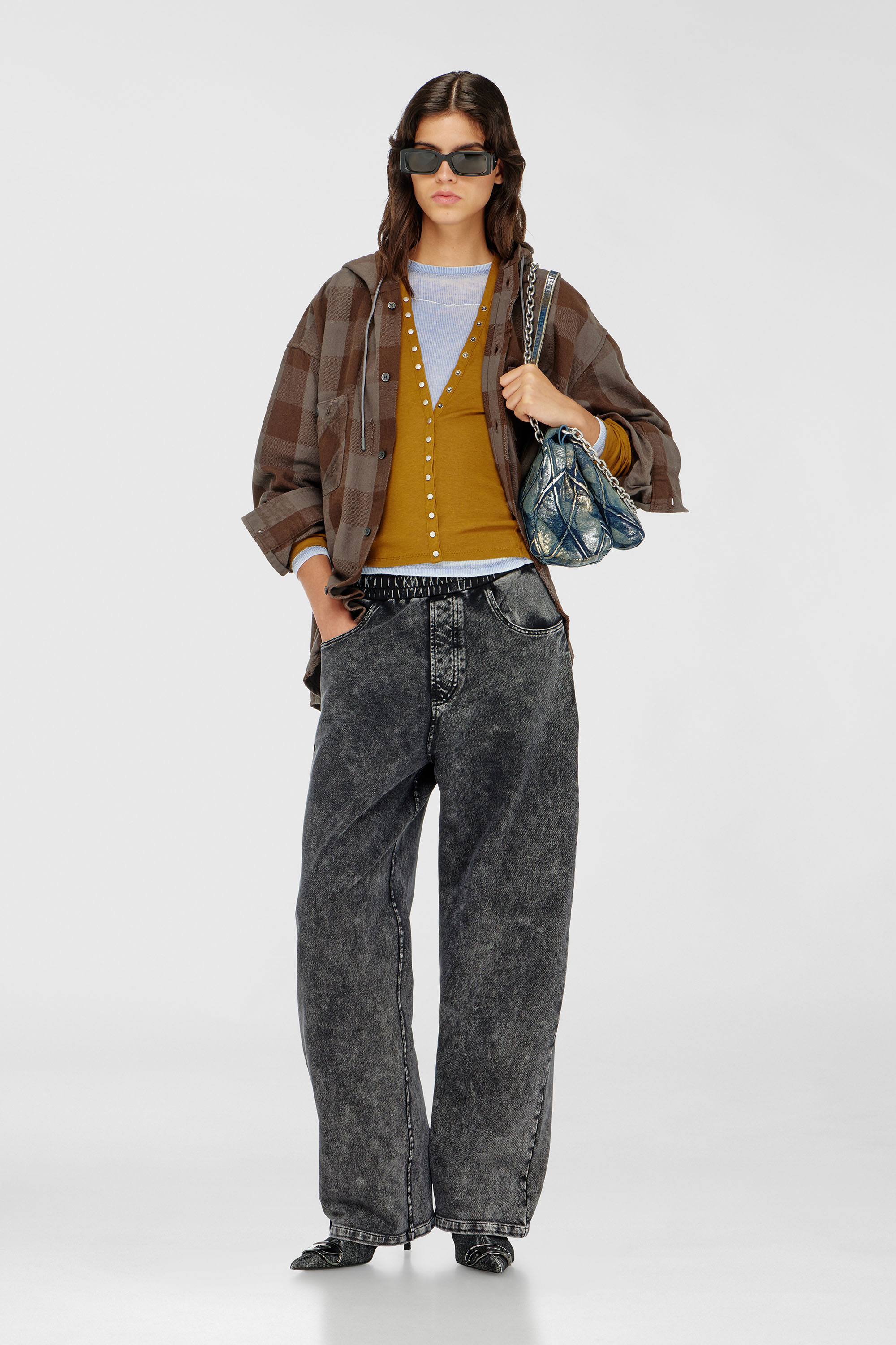 Pantalon de surv&ecirc;tement effet denim