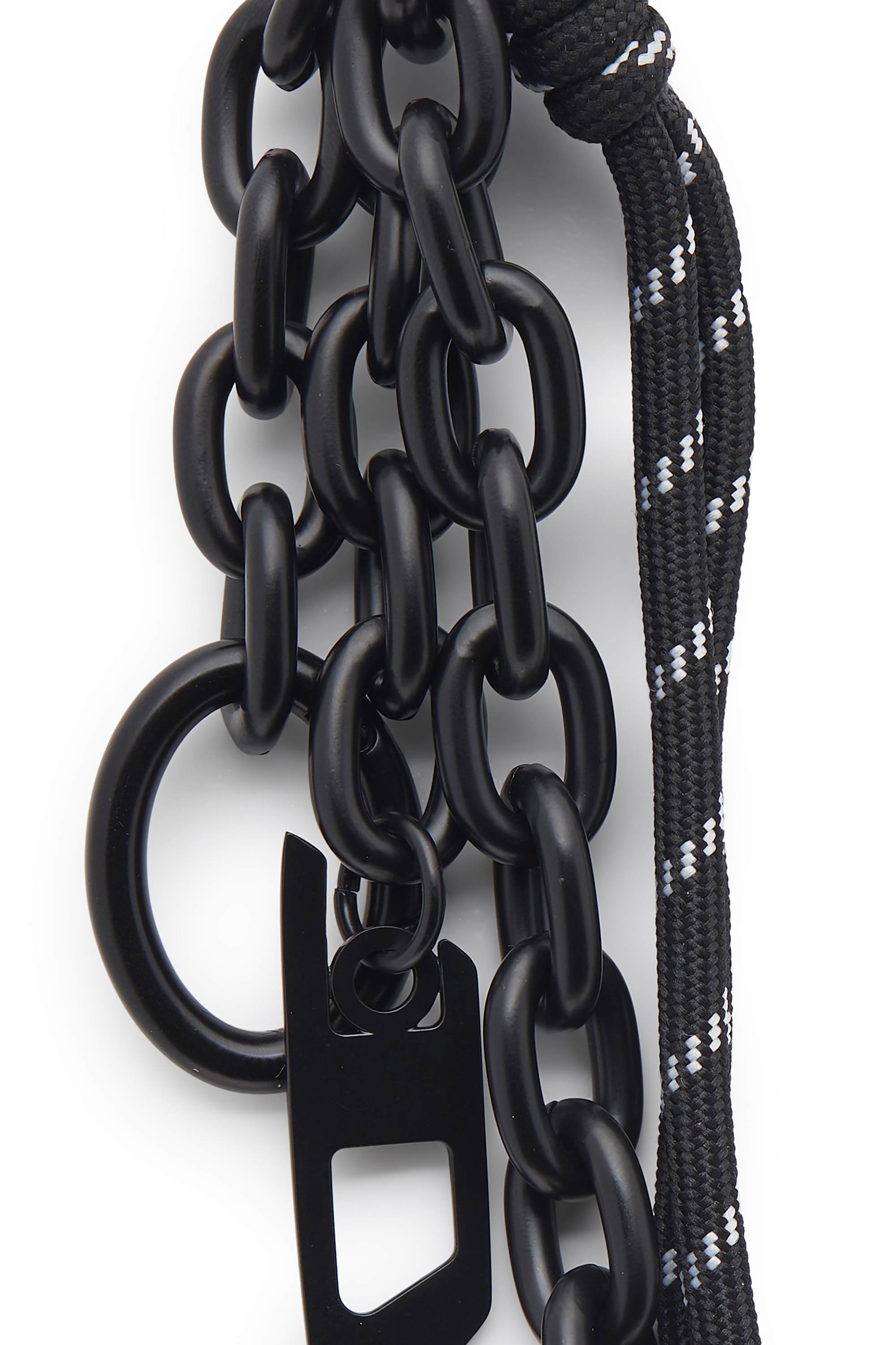 Diesel - CHAIN-D L, Charme en cha&icirc;ne et corde Mixte in Noir - 2