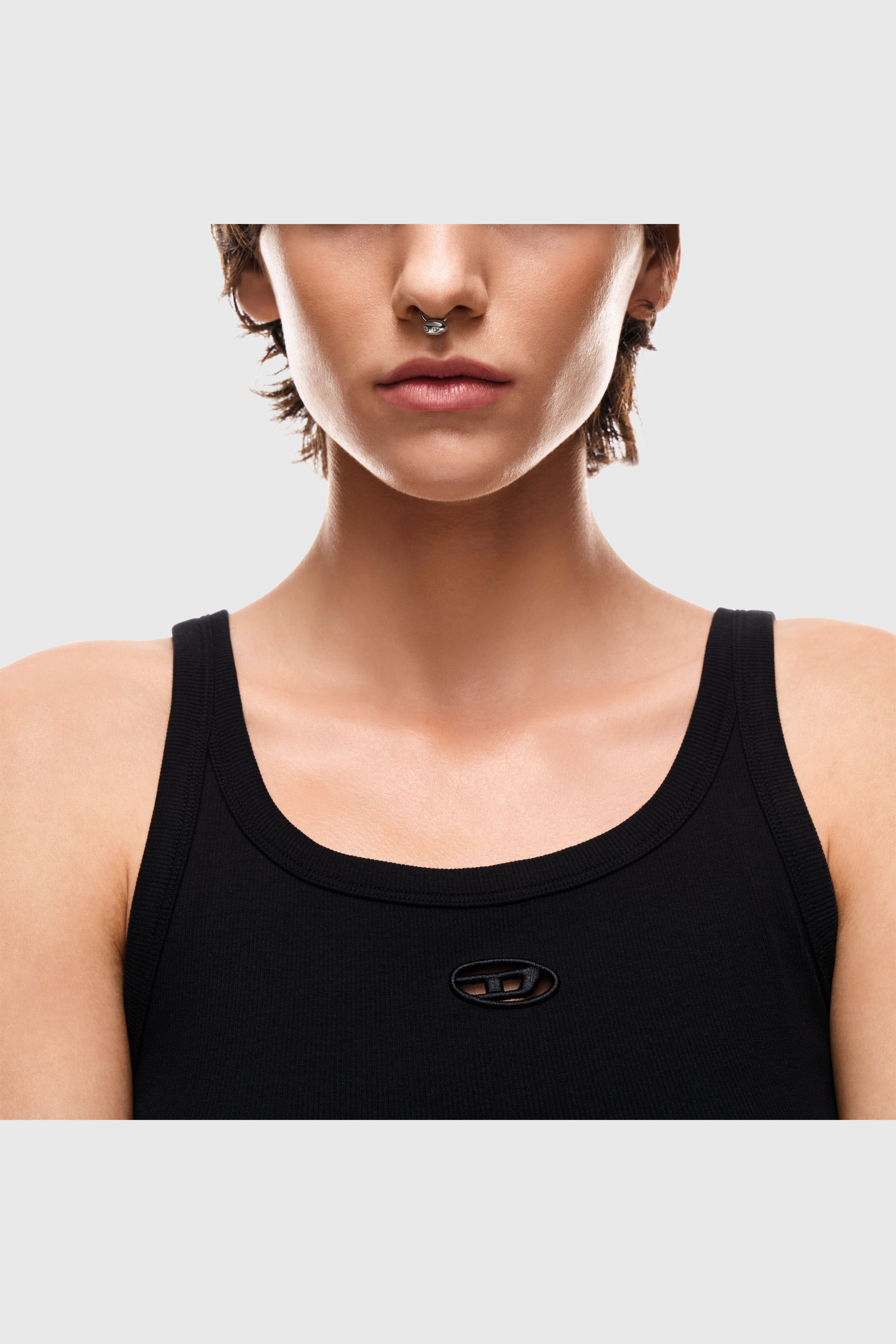 Diesel - DX1701040 JEWELLERY, Bijou de septum en acier inoxydable Mixte in Gris argent&eacute; - 4