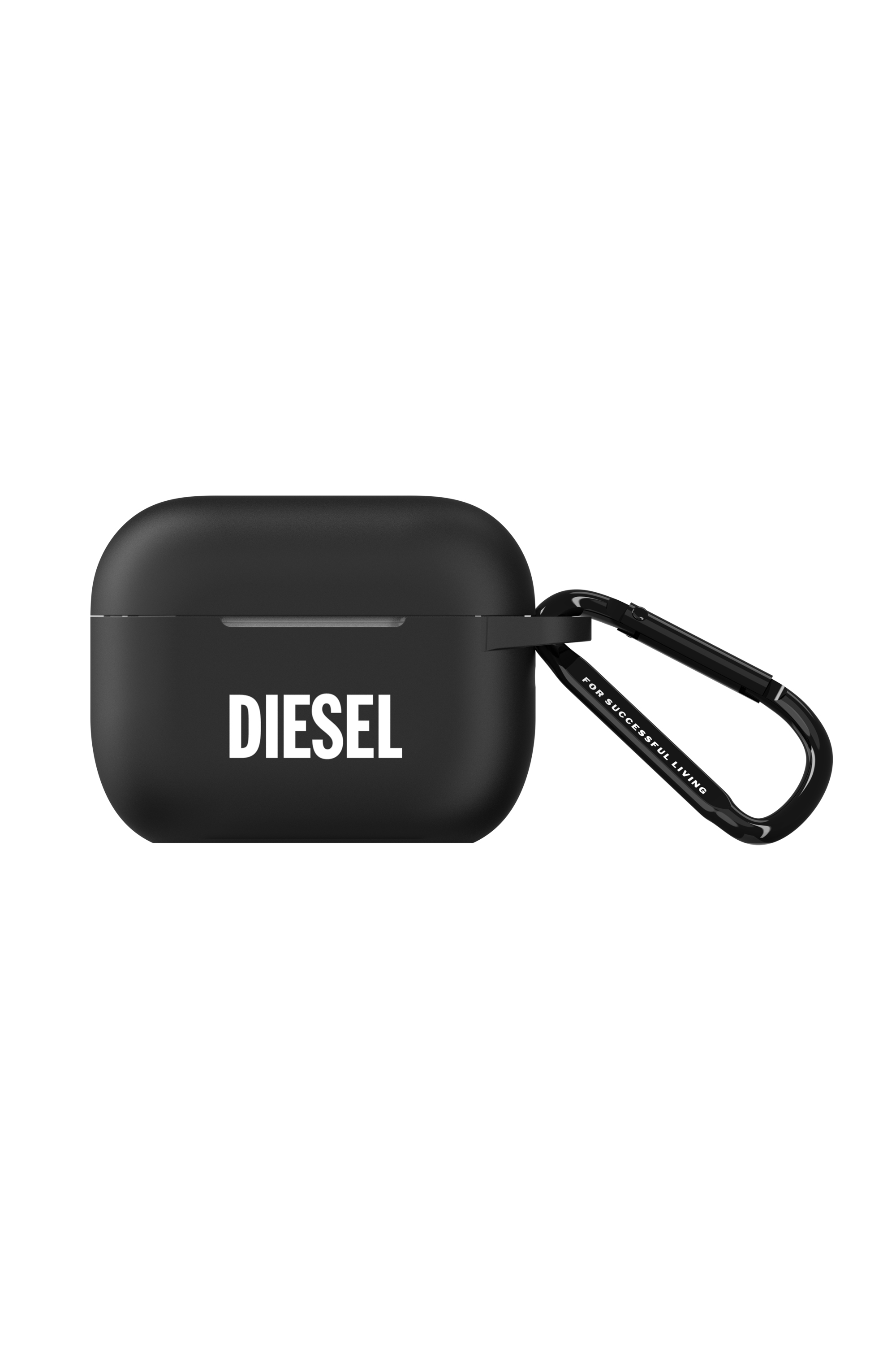 Diesel - 52955 AIRPOD CASE, Etui Airpod en silicone pour airpods Pro/Pro 2 Mixte in Noir - 1
