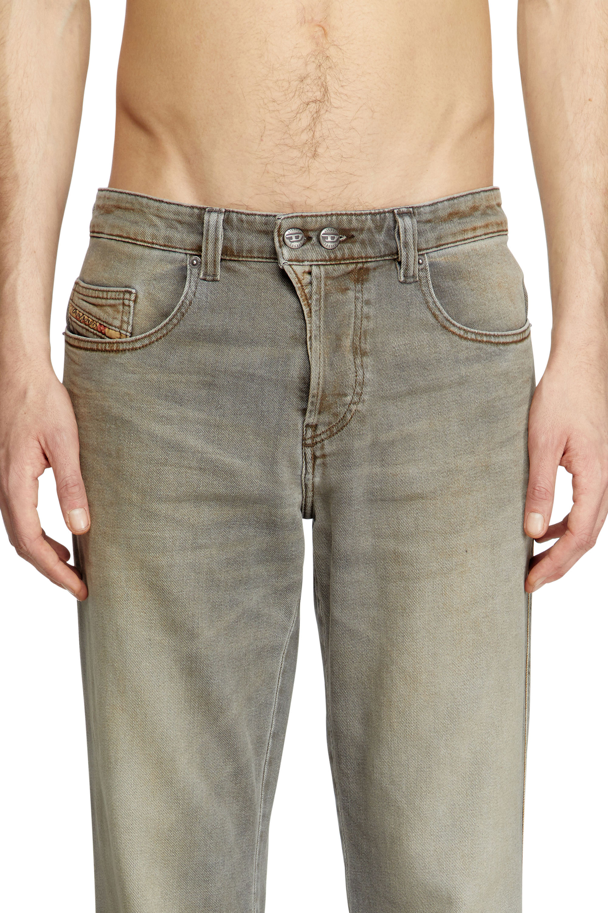 Diesel - Bootcut Jeans 1998 D-Buck 09L37 Homme, Gris Clair - Image 5