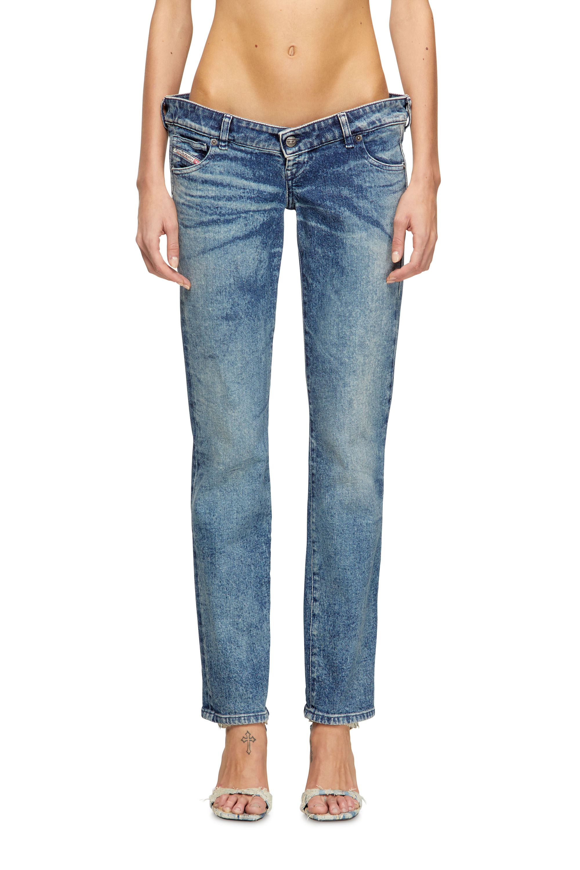 Diesel - Woman's Regular Jeans D-Waisty 007DI, Medium blue - 1