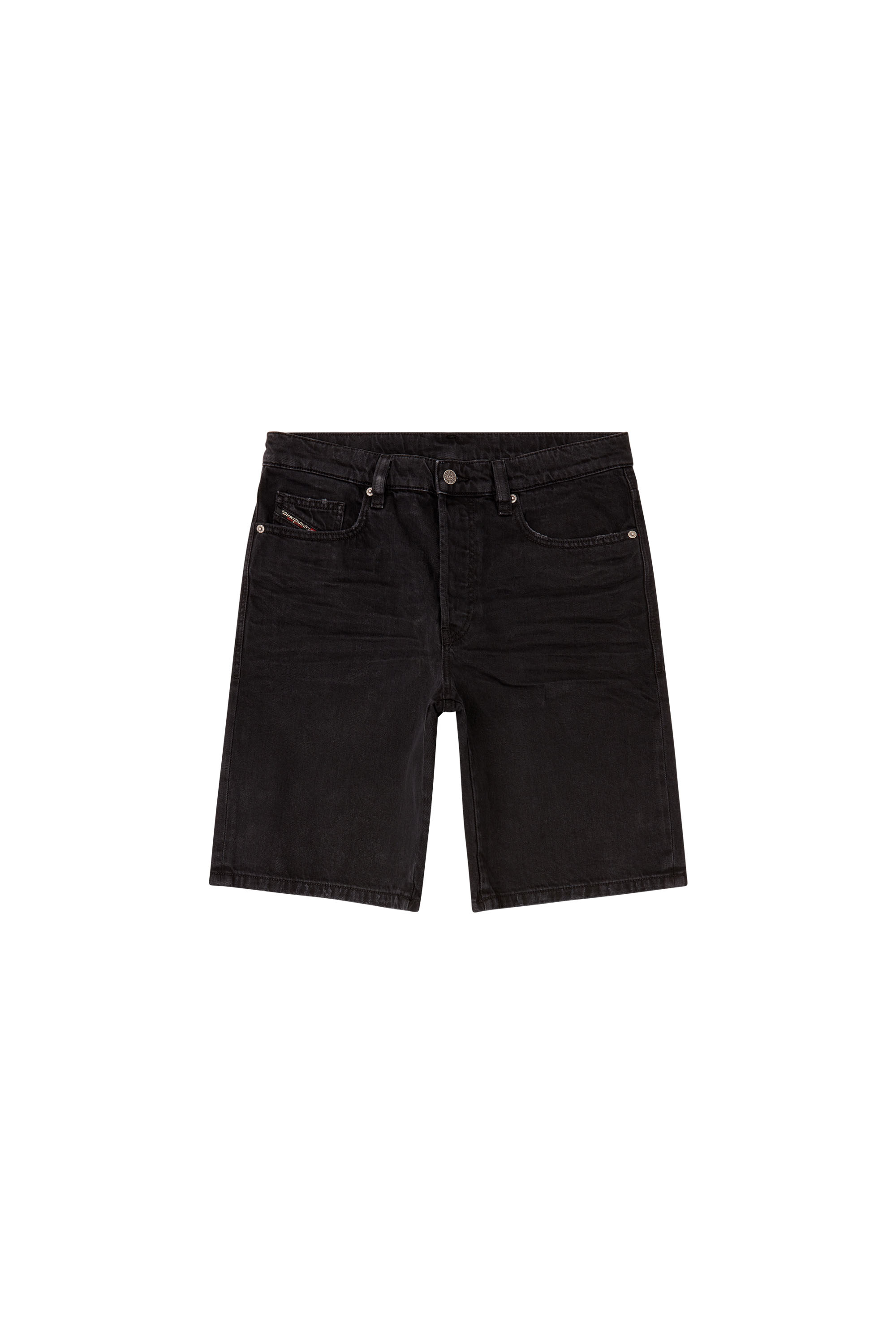 Diesel - REGULAR-SHORT, Short en denim Homme in Noir - 2