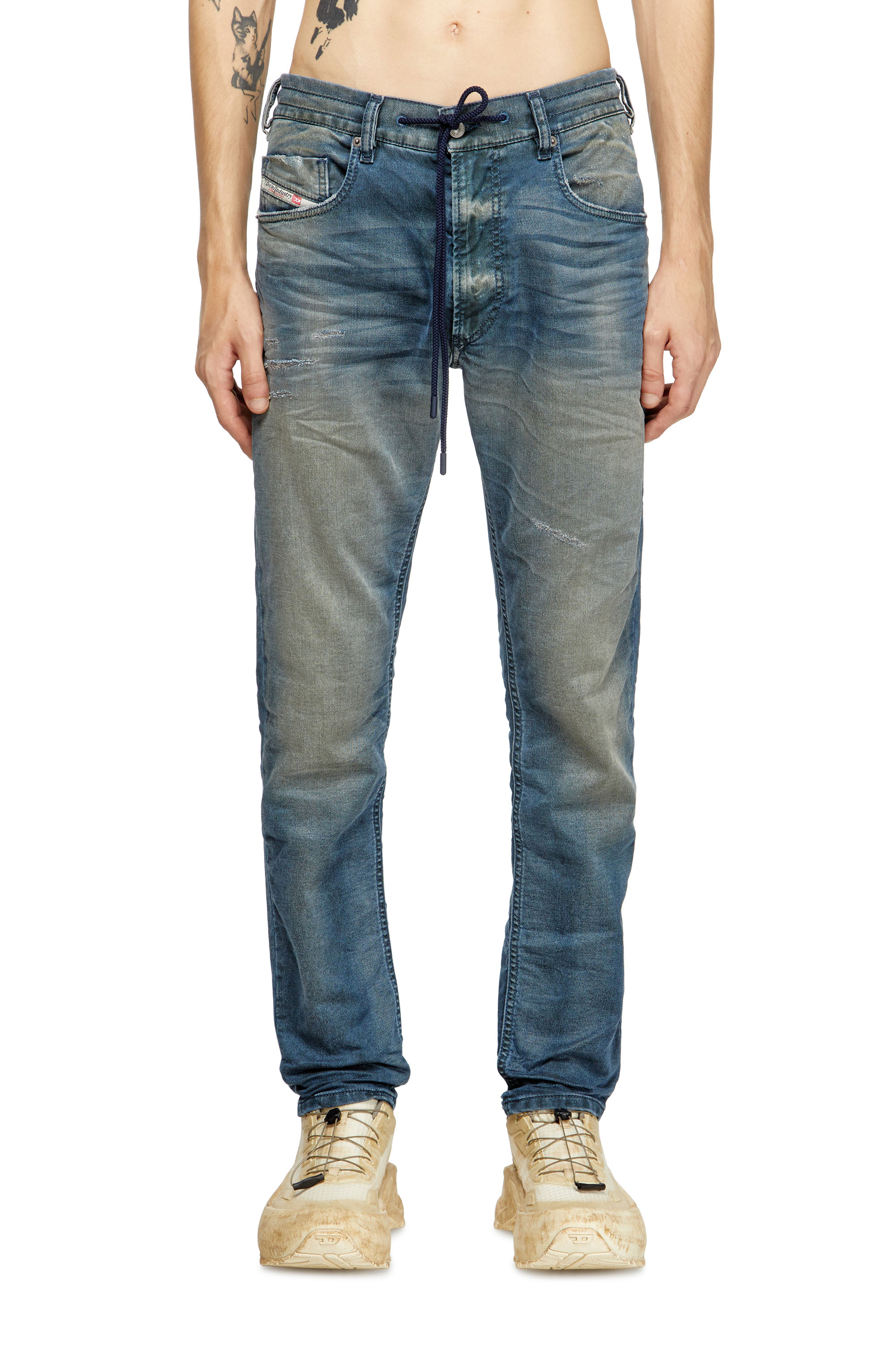 Regular 2032 D-Krooley Joggjeans® 068SC, Bleu Foncé Diesel - Regular 2032 D-Krooley Joggjeans® 068SC Homme, Bleu Foncé - Image 3