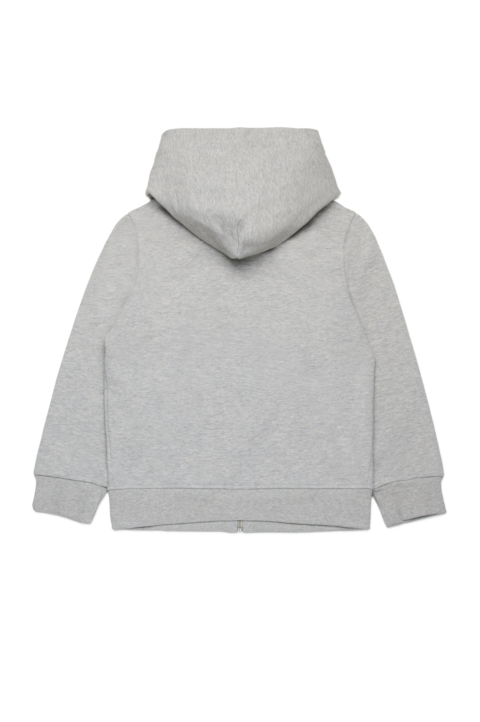 Diesel - SMACIS, Sweat-shirt à capuche zippé avec Oval D effet métal Homme in Gris - 2