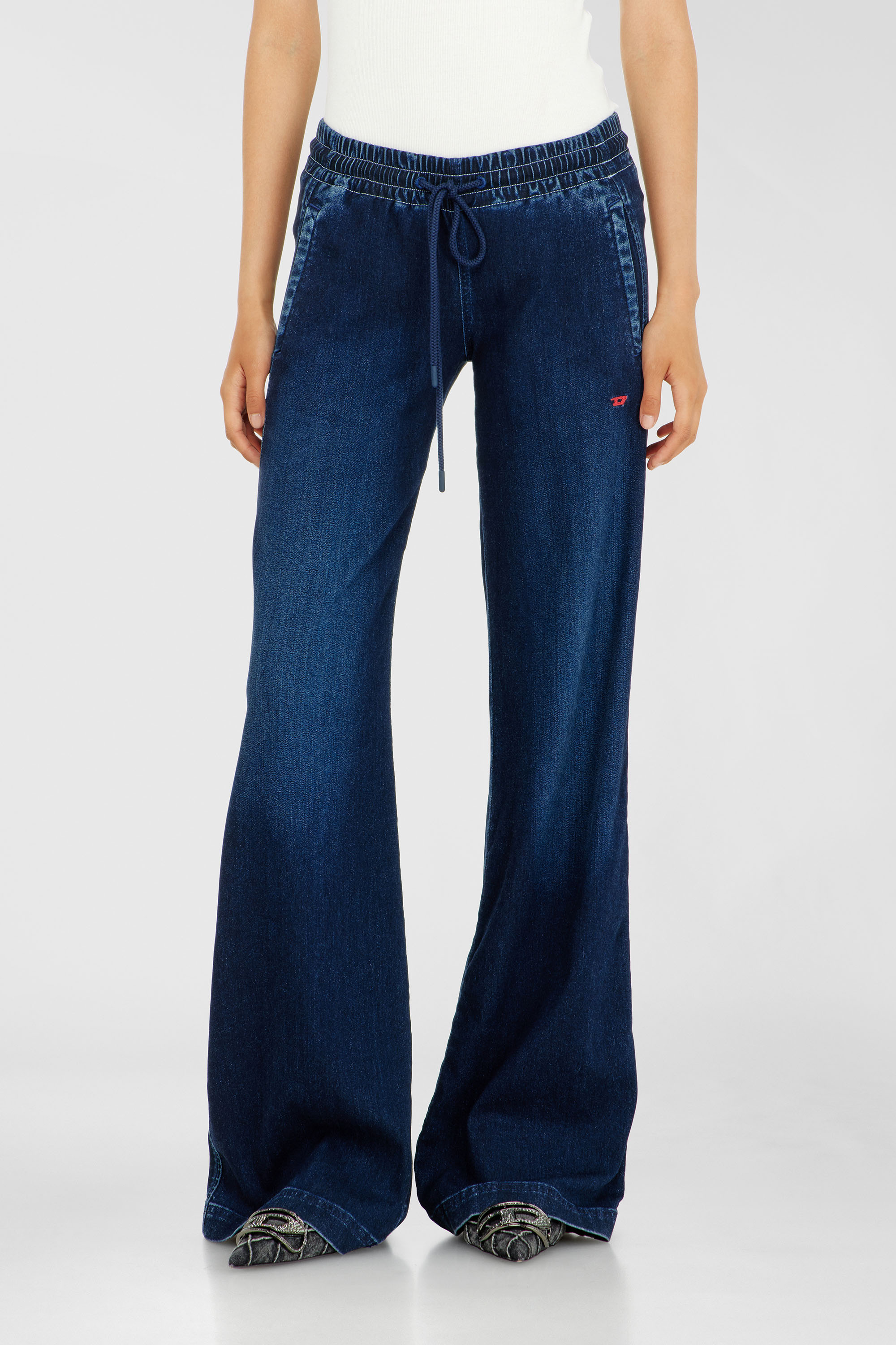 Diesel - Relaxed 2078 D-Ainty Joggjeans&reg; 09P96 Femme, Bleu Fonc&eacute; - Image 1