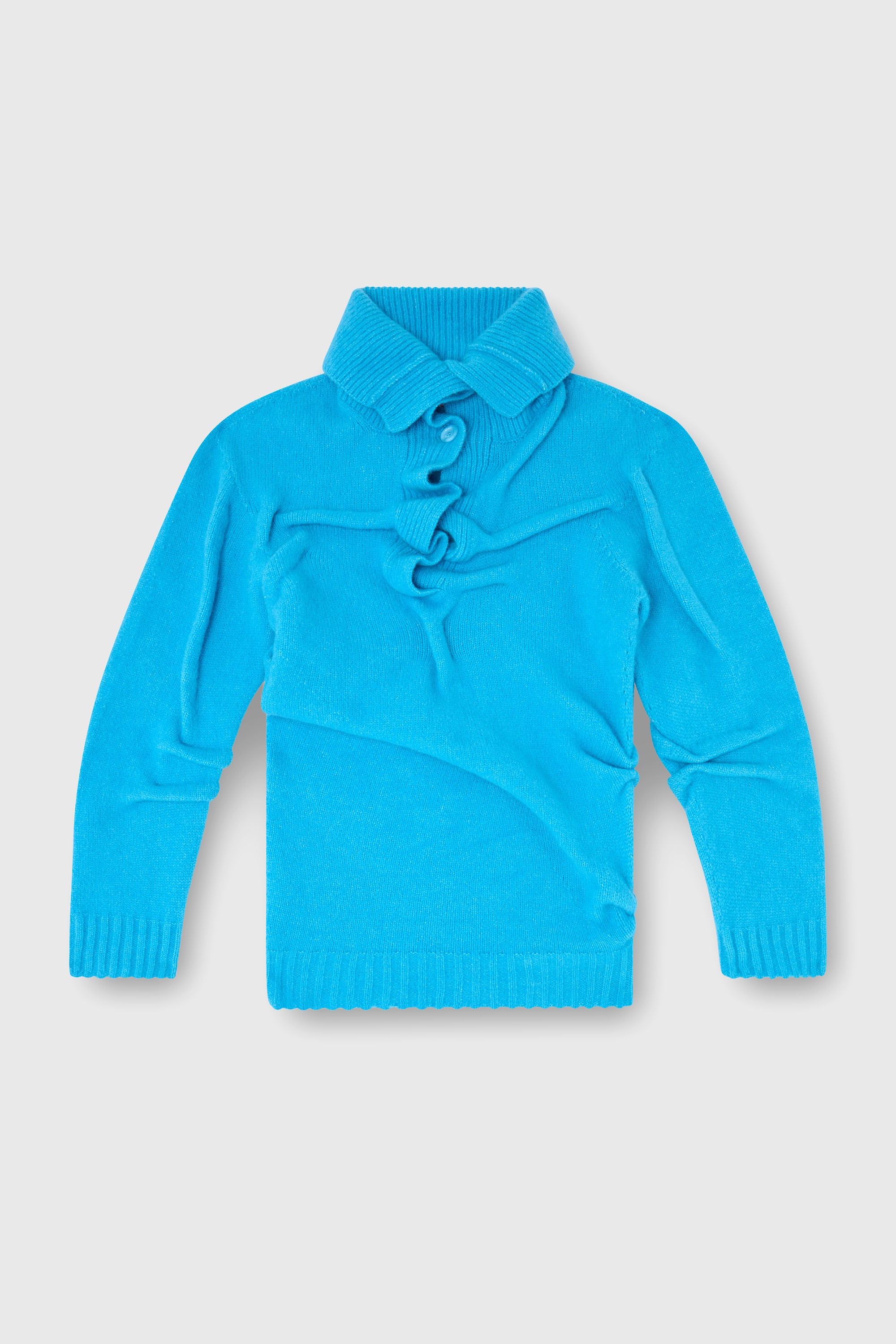 Diesel - M-AMARY, Pull col boutonnage en maille bouillie froiss&eacute;e Femme in ToBeDefined - 2