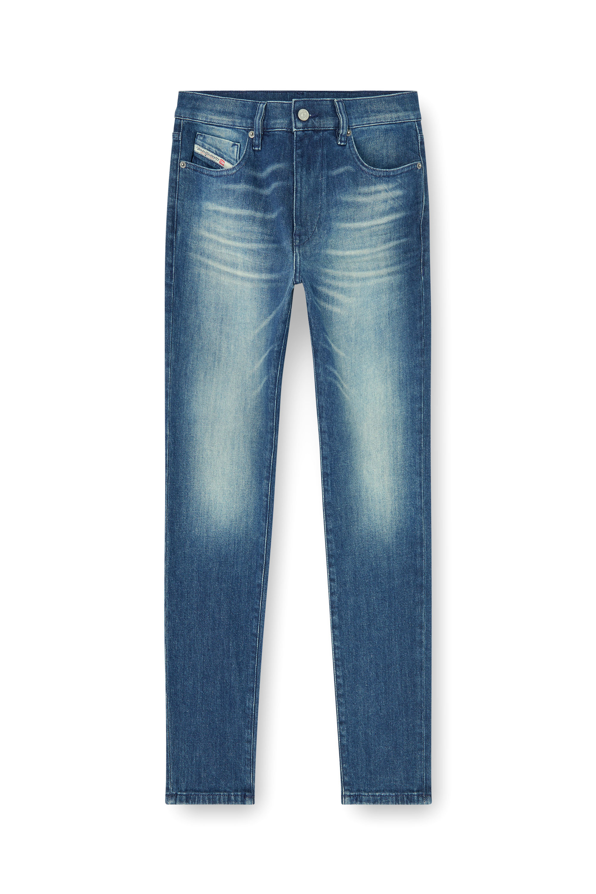 Diesel - Slim Jeans 2019 D-Strukt 0KBBR Homme, Bleu Fonc&eacute; - Image 3