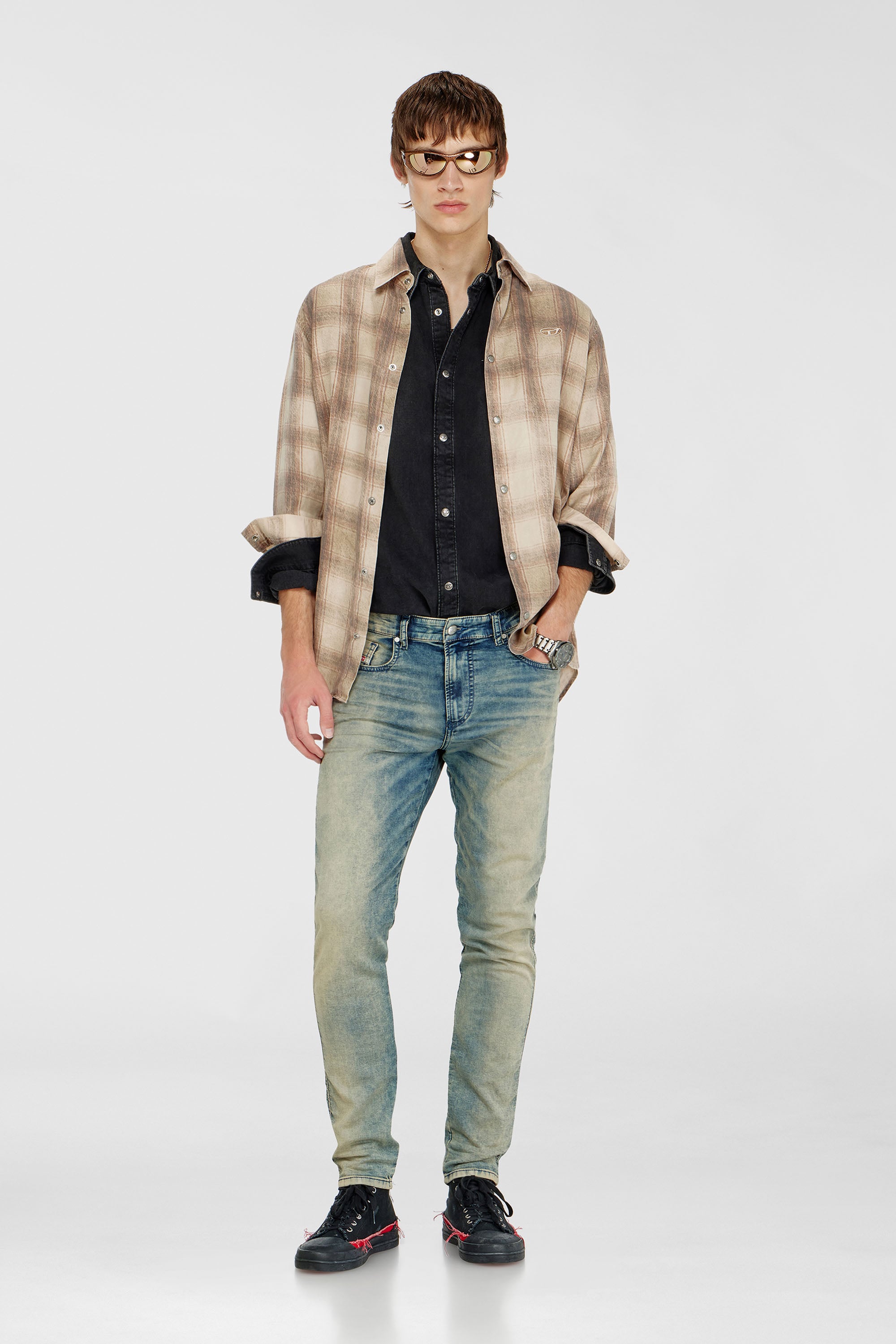 Diesel - Slim 2062 D-Strukt Joggjeans&reg; 09P60 Homme, Bleu moyen - Image 2