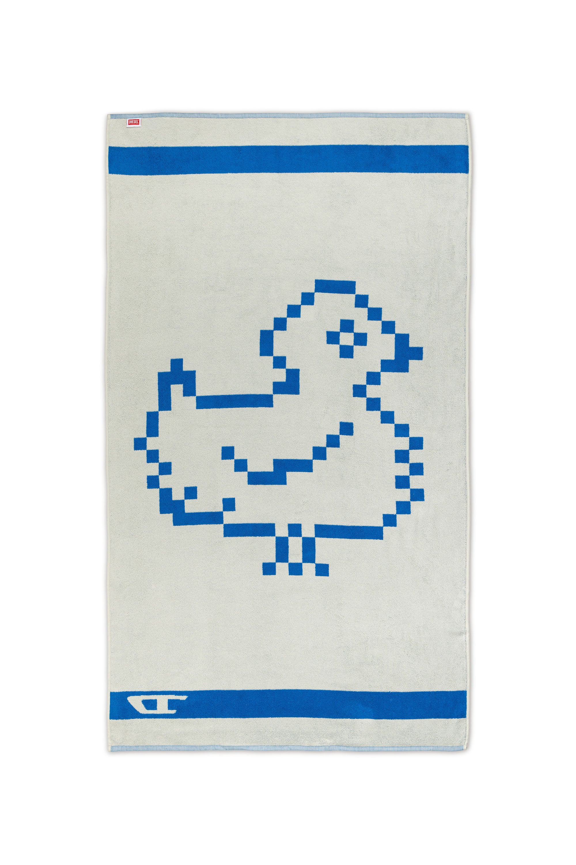 Diesel - 1018134  PIXEL TOYS 1 GREY/BLUE TOWEL, Serviette &eacute;ponge 100x180 cm Mixte in Bleu - 2