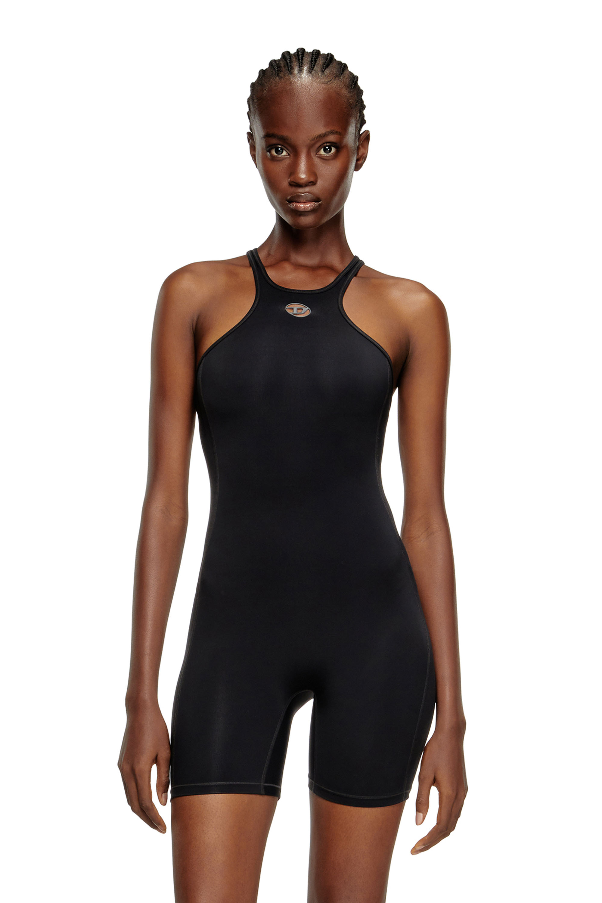Diesel - NYDIA-UTLT, Combinaison dos nageur Femme in Noir - 1