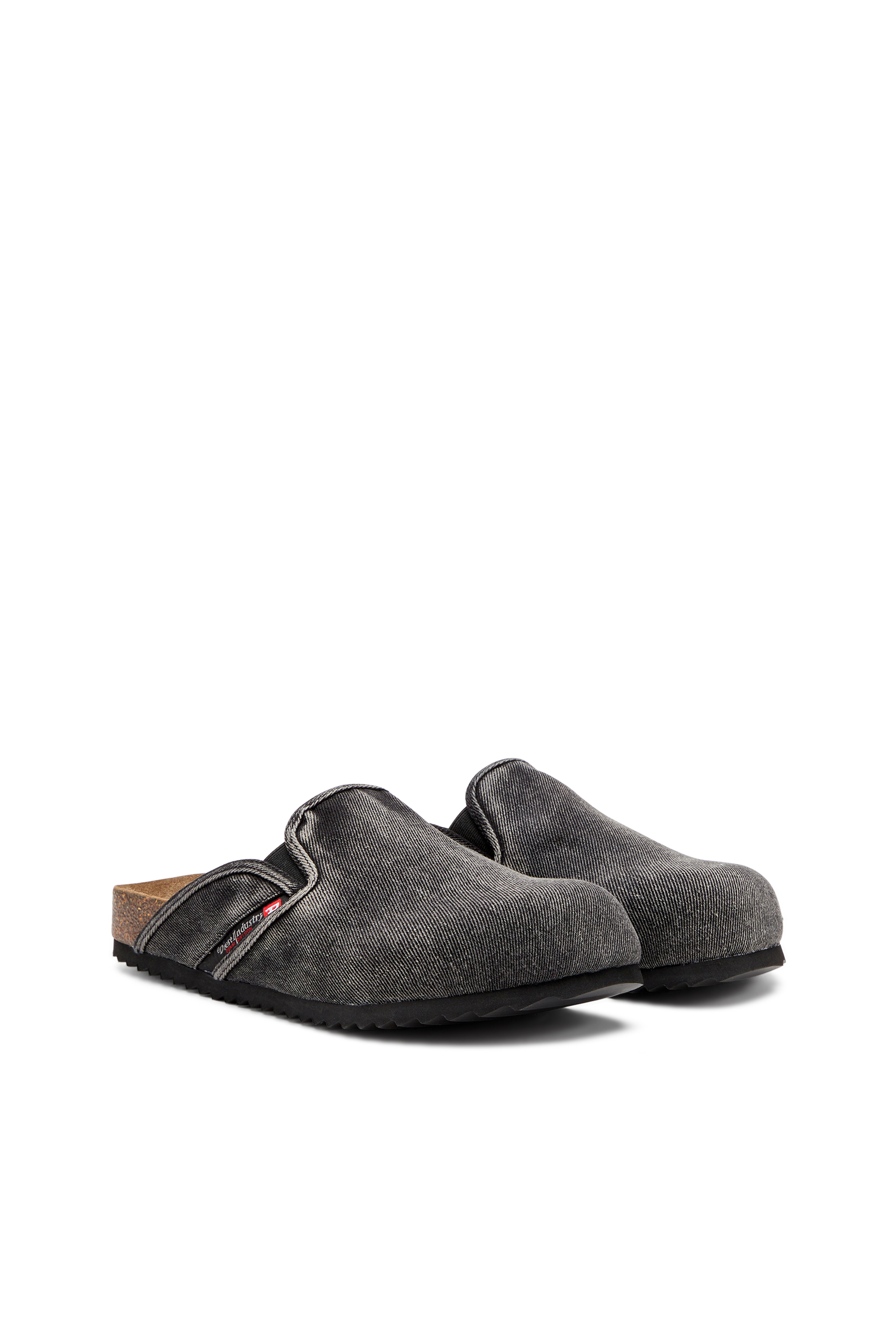 Diesel - D-WOODSTOCK SLIP-ON, Mules en denim Homme in Noir - 2