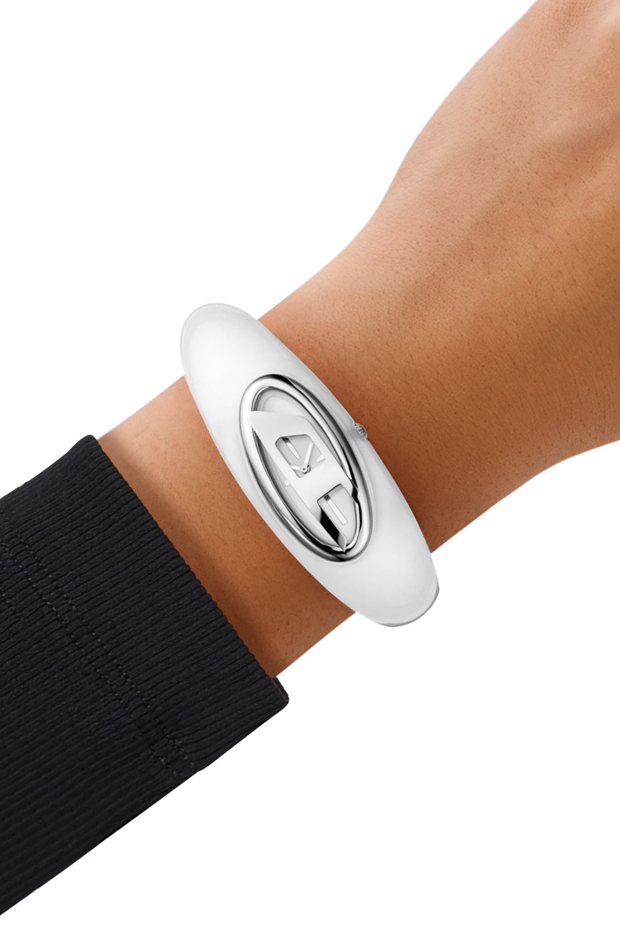 Diesel - DZ5618 WATCH, Montre Wonder-D en résine de nylon Femme in Blanc - 4