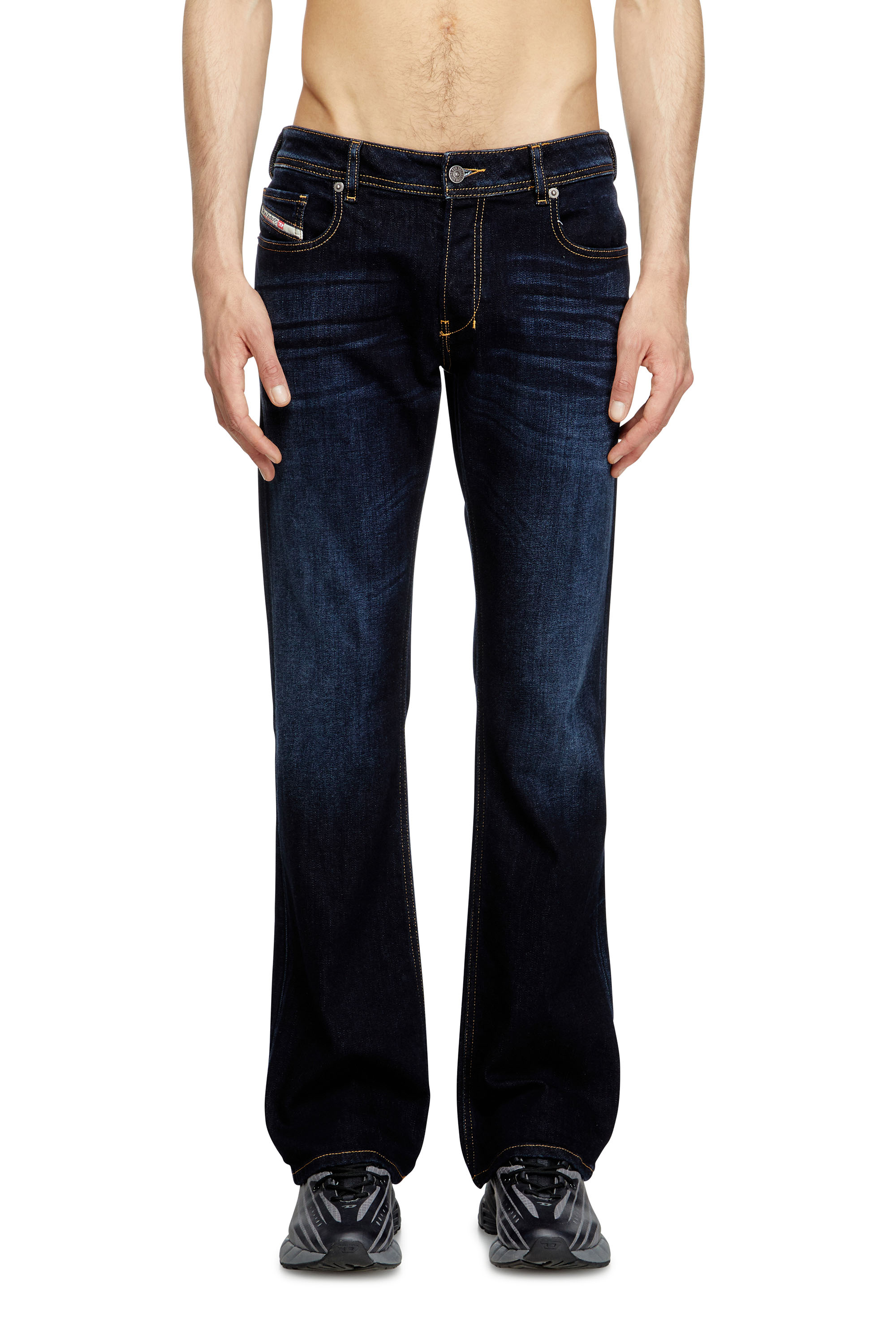 Diesel - Bootcut Jeans 2007 Zatiny 009ZS Homme, Bleu Foncé - Image 2