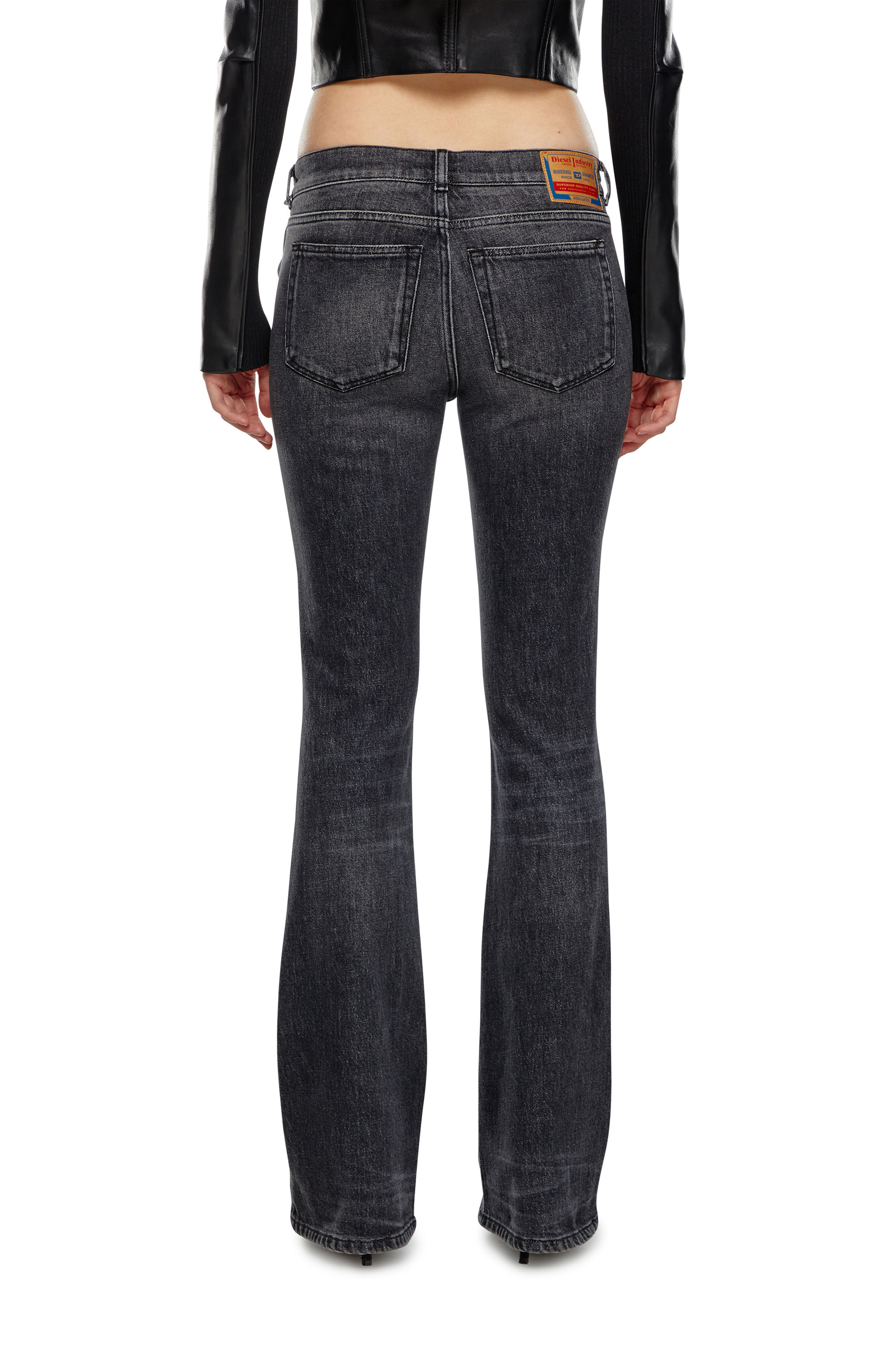 Diesel - Bootcut Jeans 1969 D-Ebbey 0CKAH Femme, Noir/Gris fonc&eacute; - Image 4