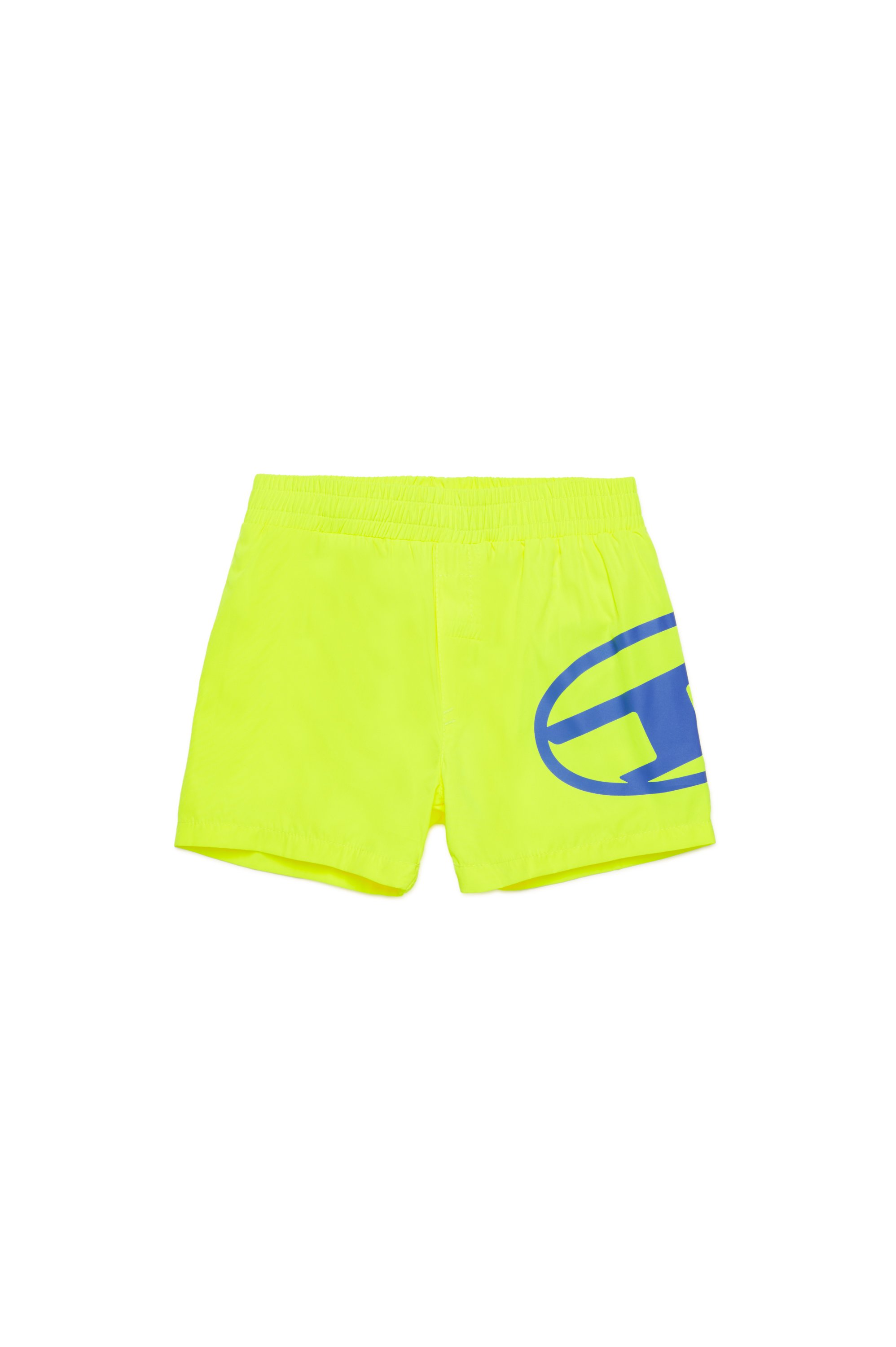 Diesel - MRULB, Short de bain avec imprimé Oval D Homme in Jaune - 1