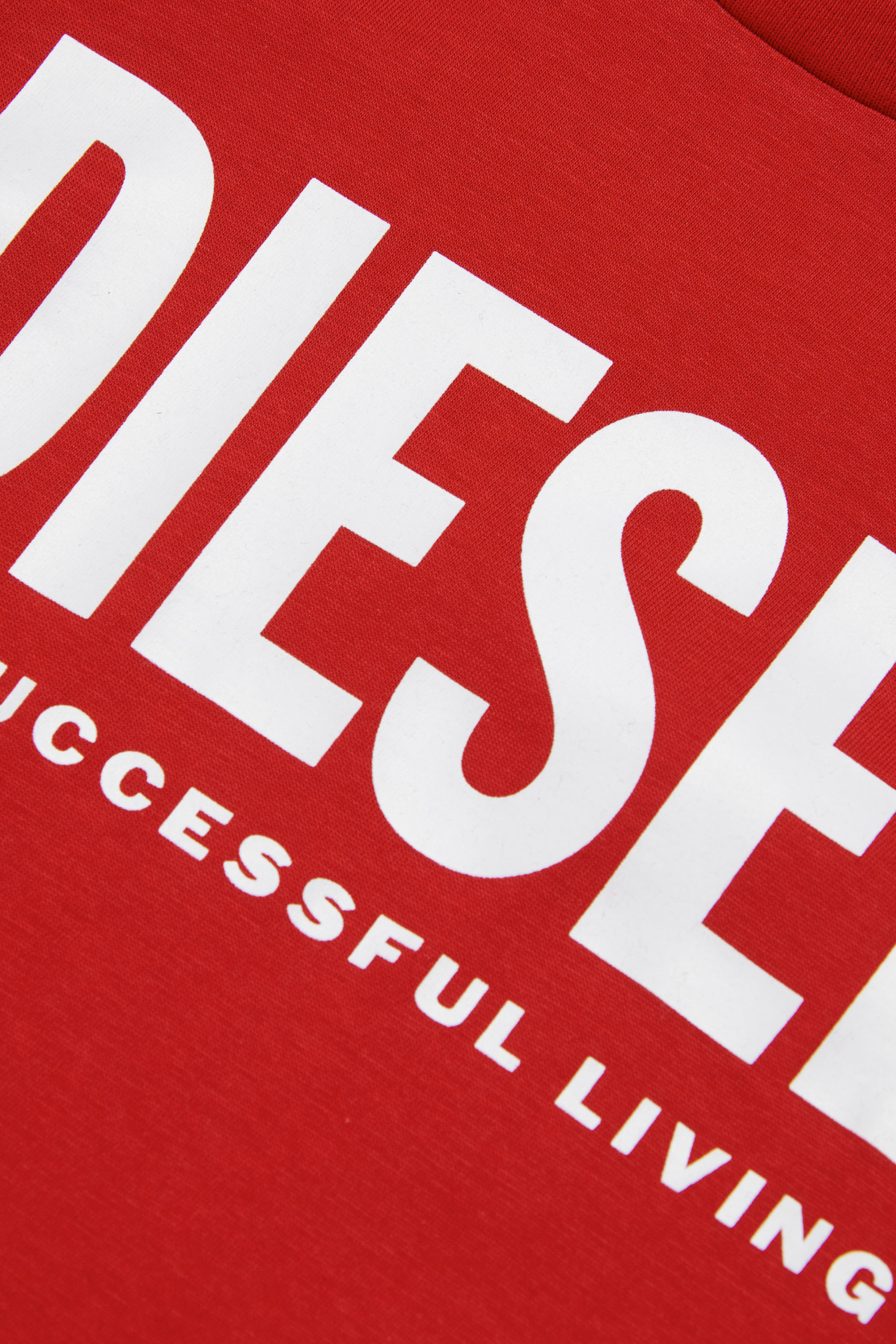 Diesel - LTGIM DI, Homme T-shirt avec logo imprimé in Rouge - Image 3