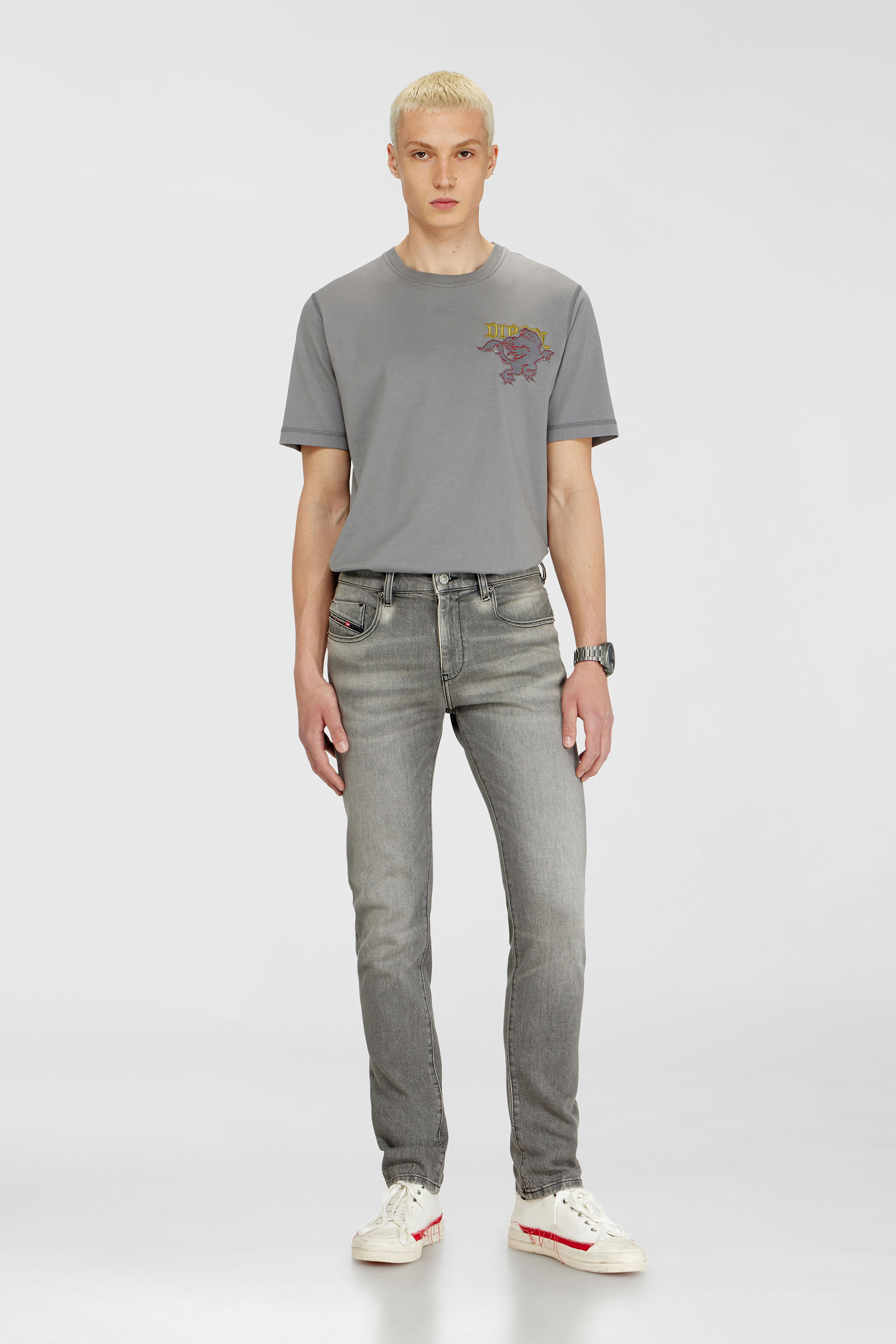 Jeans Slim Taille Moyenne 2019 D-Strukt