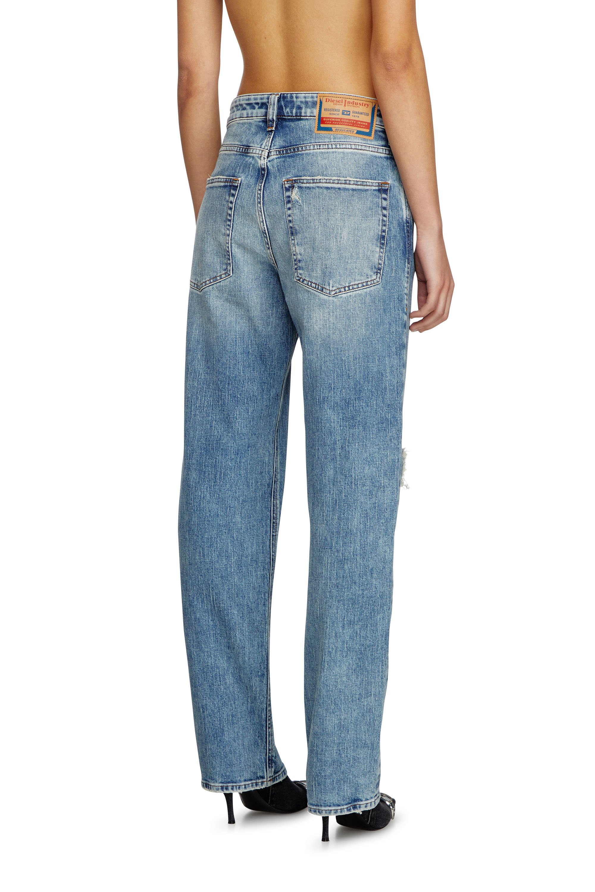 Diesel - Regular Jeans 1988 D-Ark 09L34 Femme, Bleu Clair - Image 4