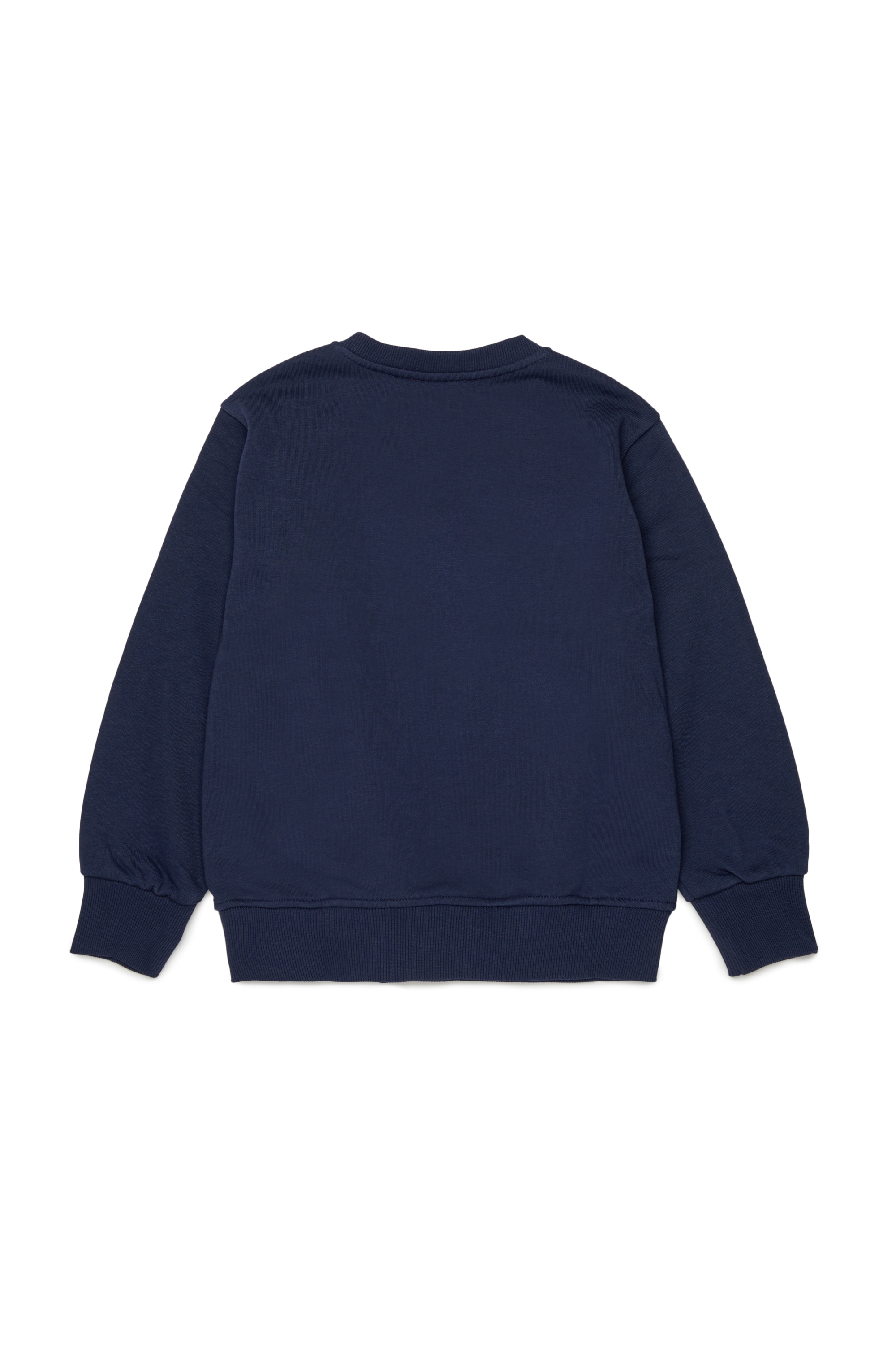 Diesel - SDROPS OVER, Sweat en coton avec logo Homme in Bleu - 2