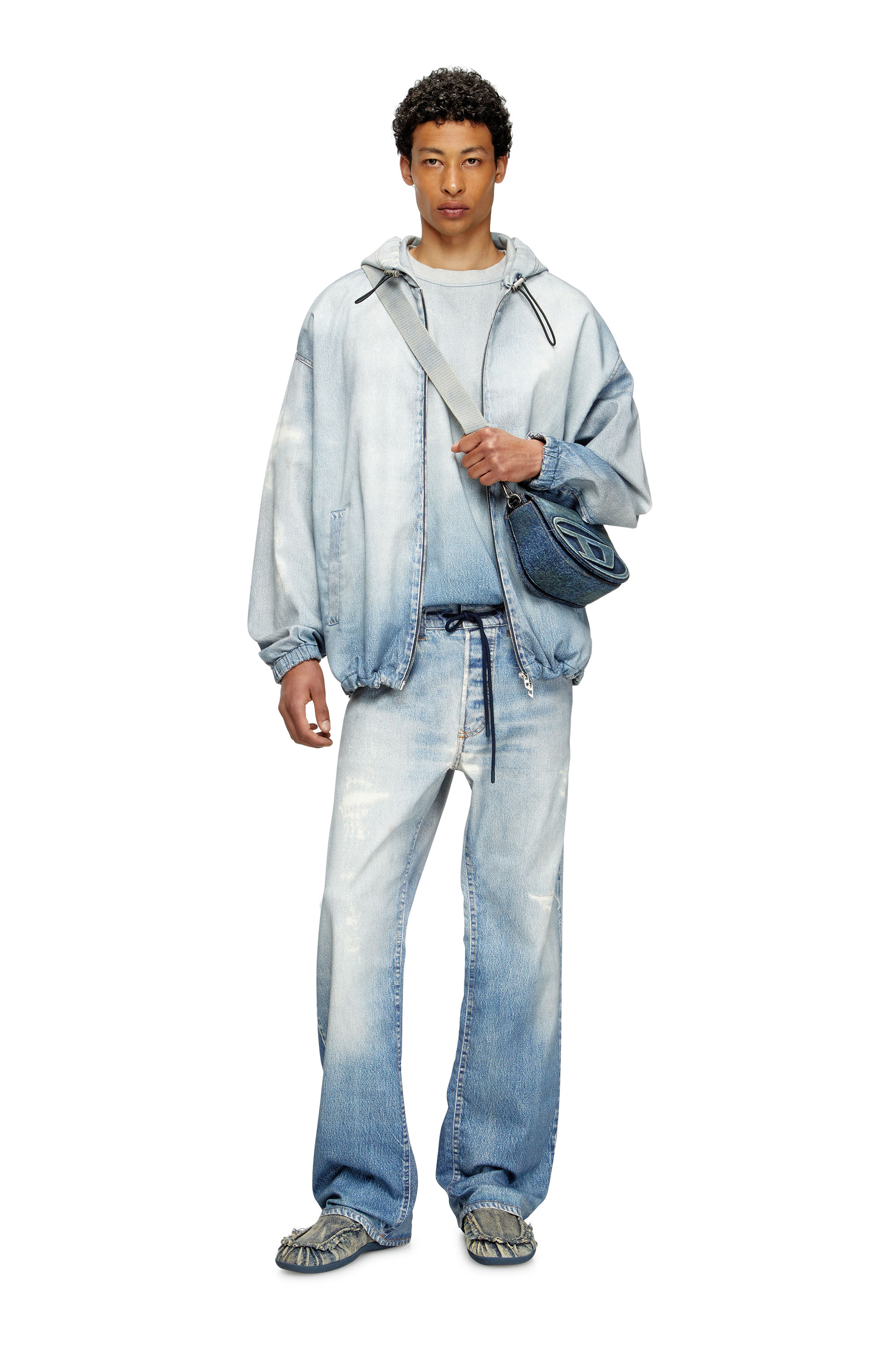 Diesel - Relaxed 2080 D-Reel Joggjeans® 068RX Homme, Bleu Clair - Image 1