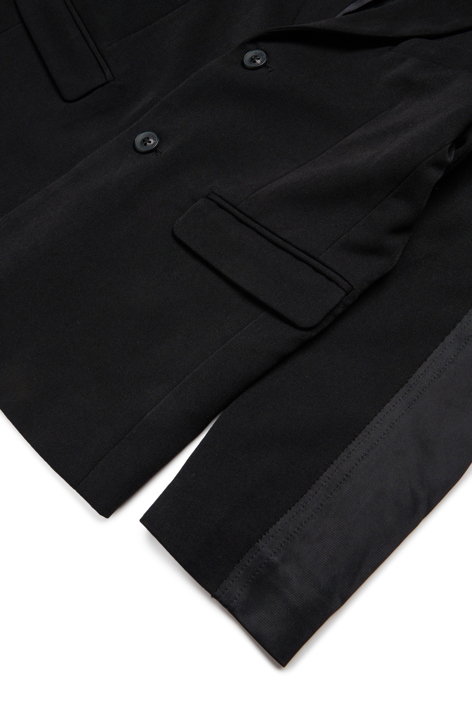 Diesel - JWIRE, Veste de costume avec mélange de matières Homme in Noir - 4