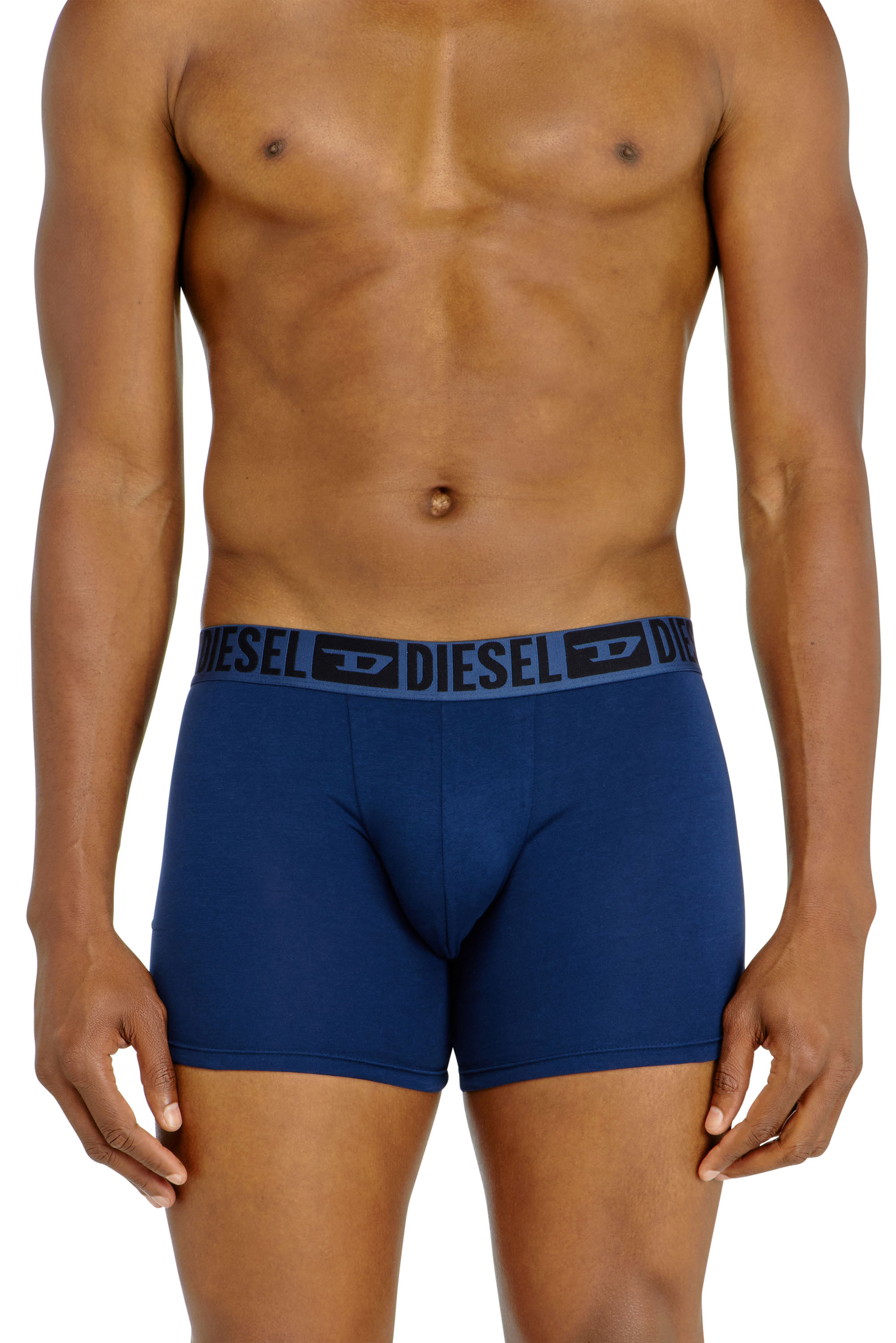 Diesel - SEBASTIAN-D-CORE-3PACK, Lot de trois boxers en coton stretch Homme in Polychrome - 3