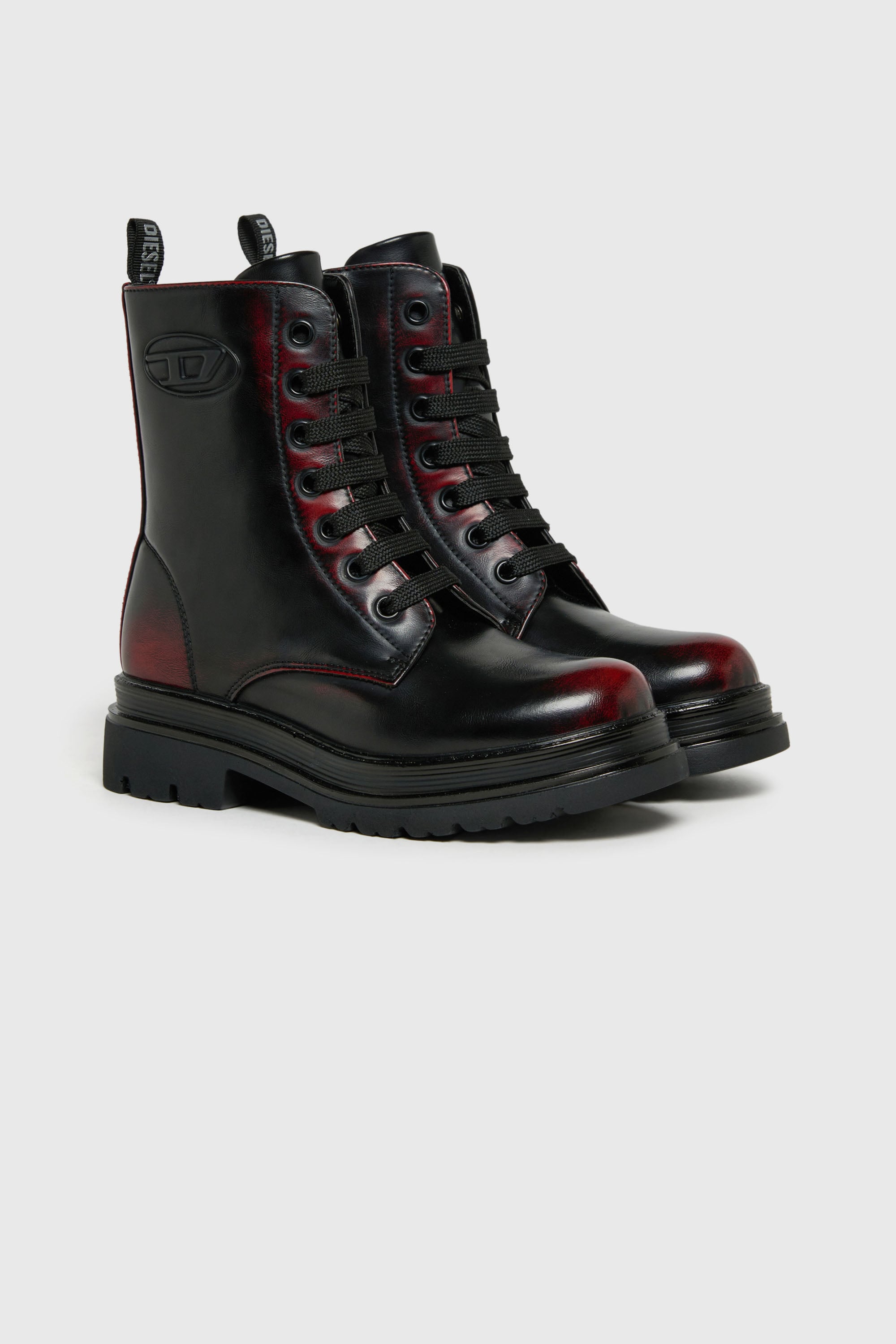 Diesel - D-ANFISTR-ABR, D-Anfistr - Bottes de combat effet bicolore Mixte in Noir - 2