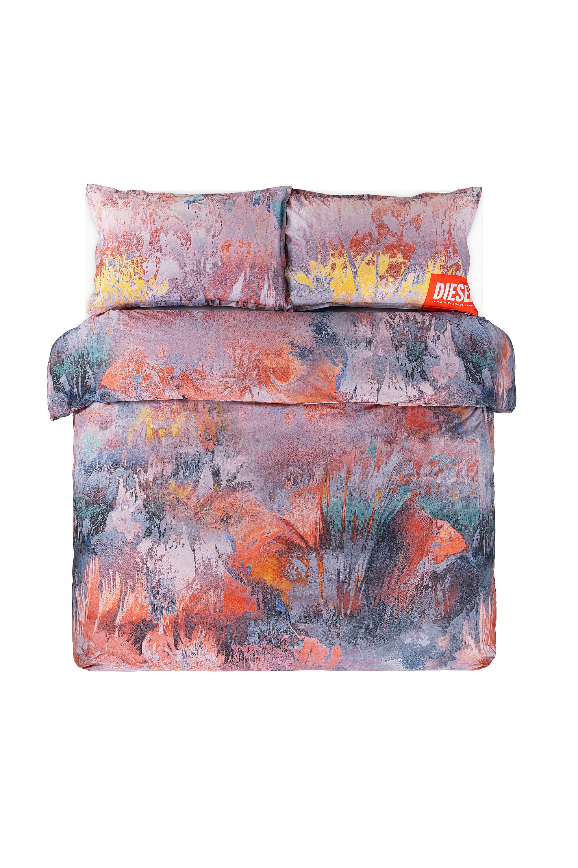 Diesel - 1018098  ACID FLOWERS PERCALE DUVET COVE, Parure de lit en percale pour lit queen size Mixte in Polychrome - 1