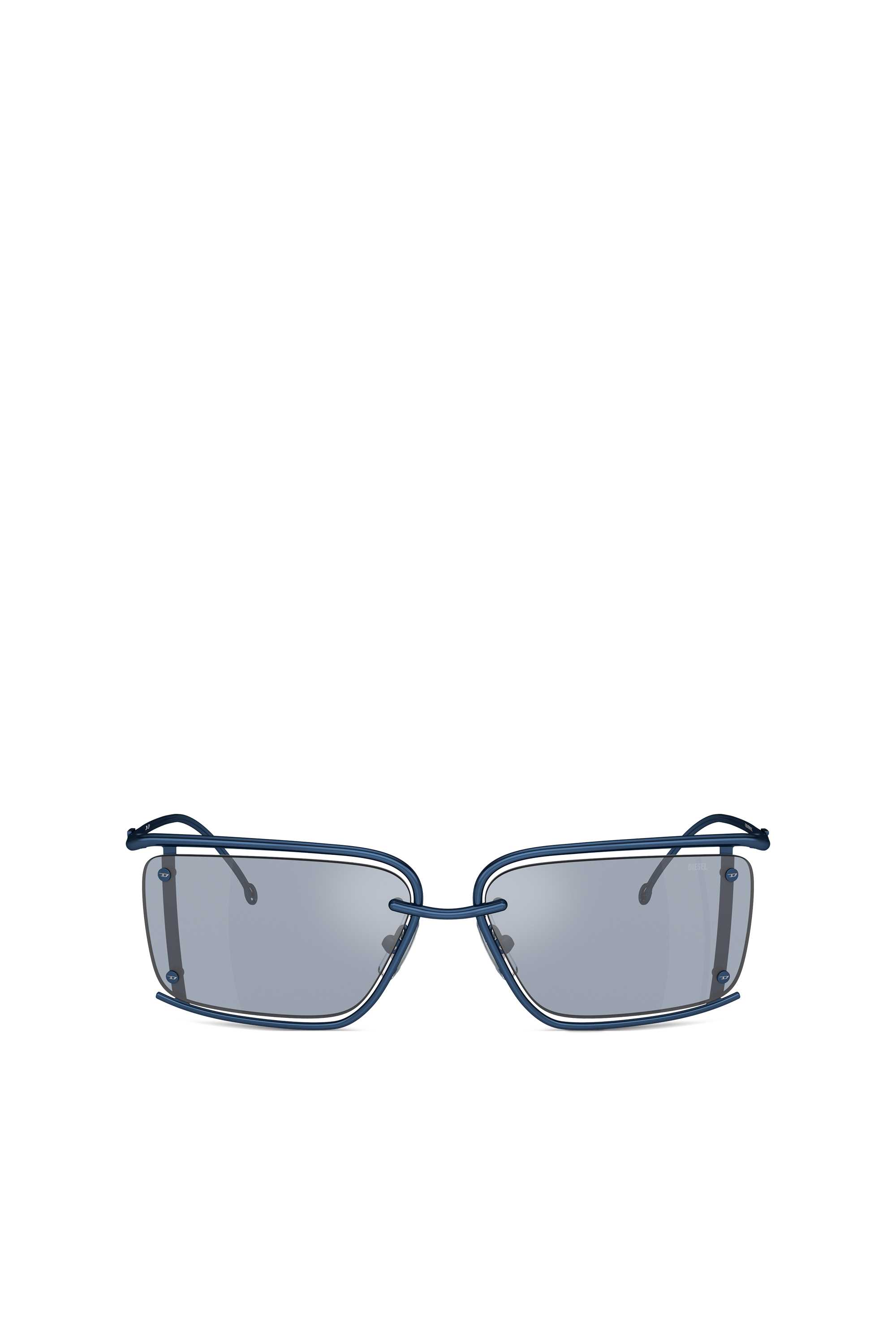 Diesel - 0DL1002, Lunettes de soleil rectangulaires Mixte in Bleu - 1