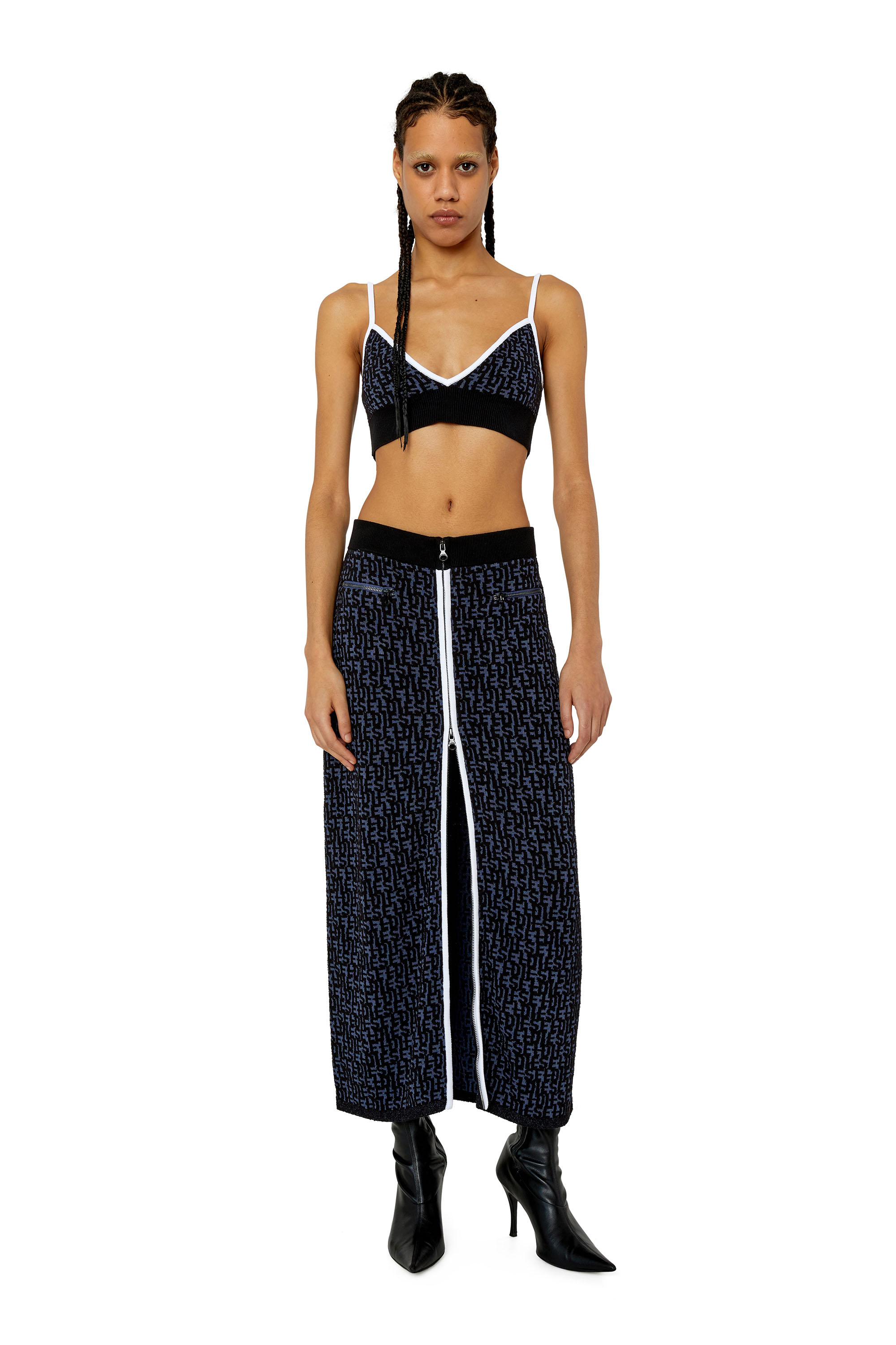 Diesel - M-ATHILDE-TOP, Black/Blue - Image 2