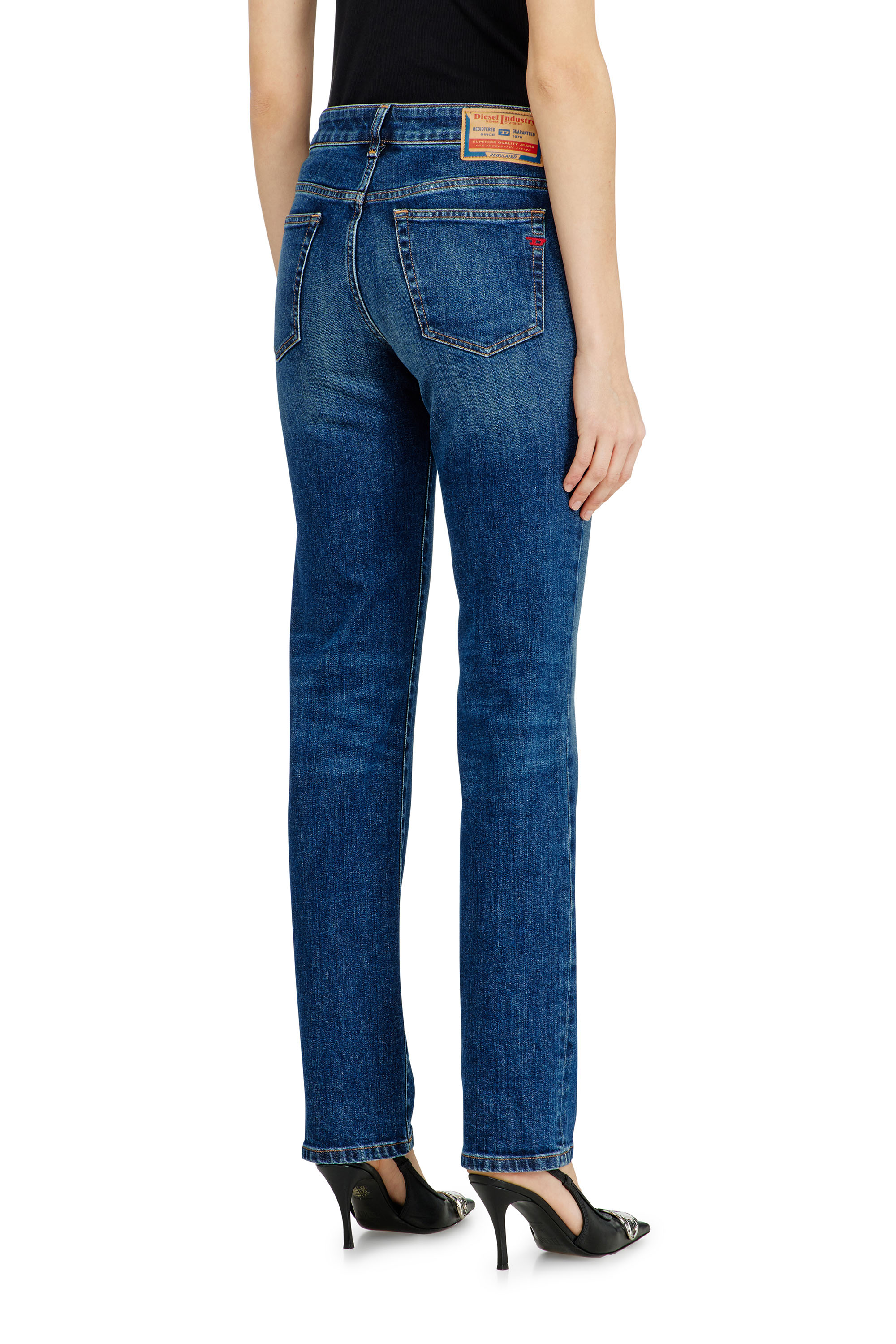 Diesel - Regular Jeans 1989 D-Mine 09I28 Femme, Bleu Fonc&eacute; - Image 5