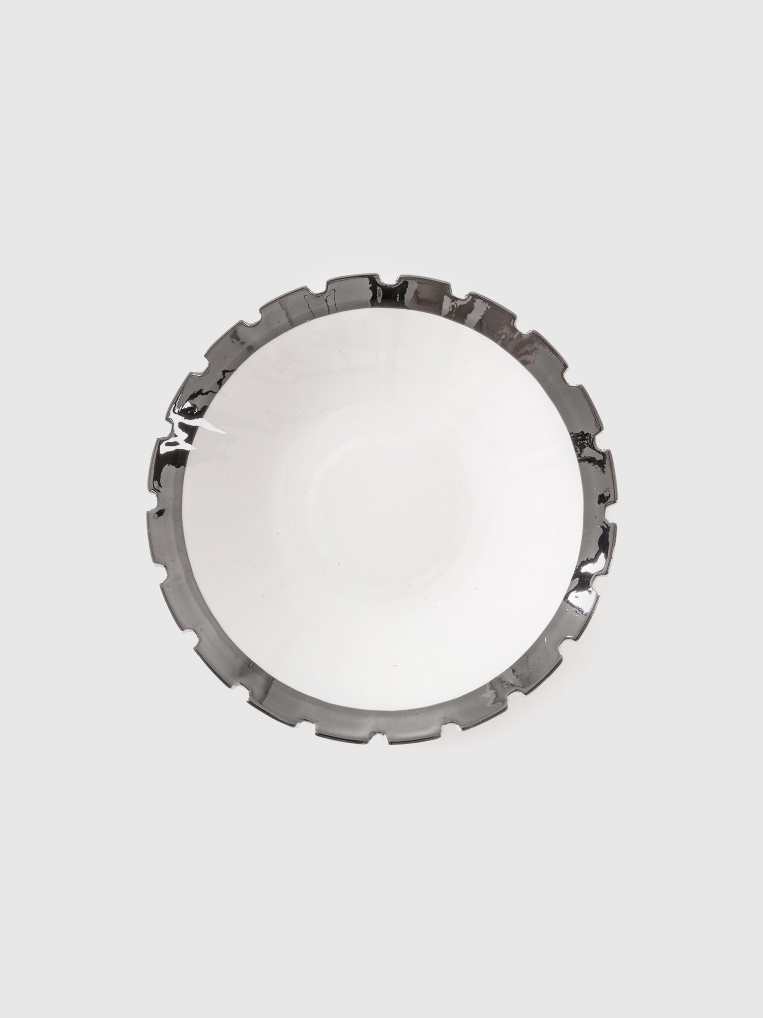 Diesel - 10990SIL MACHINE, Unisex's Porcelain soup plate in White - 1