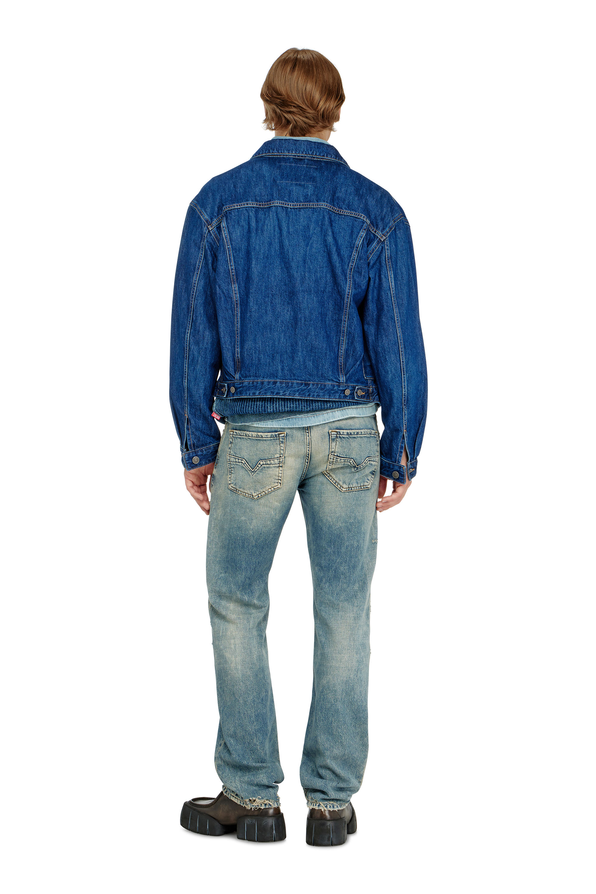 Diesel - Regular Jeans 1985 Larkee 09P62 Homme, Bleu moyen - Image 3