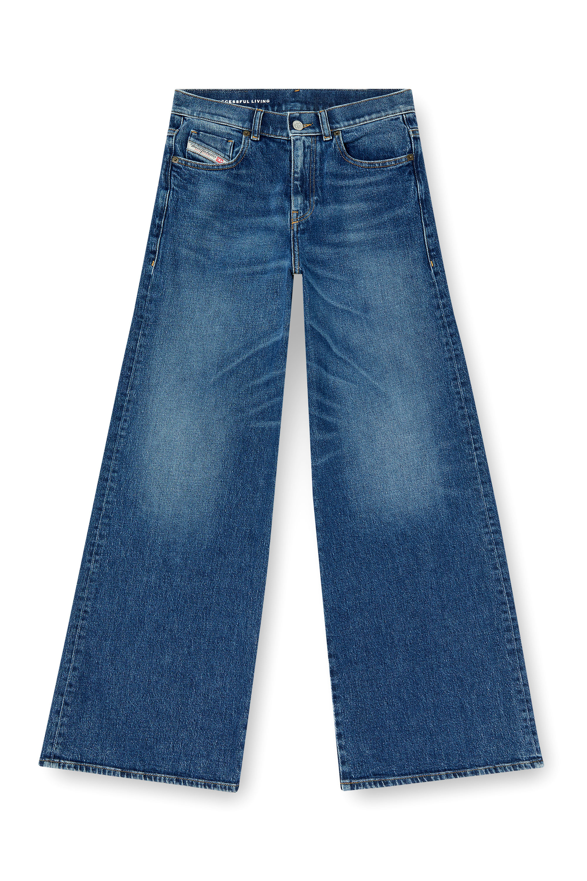 Diesel - Flare Jeans 1978 D-Akemi 09L21 Femme, Bleu moyen - Image 3