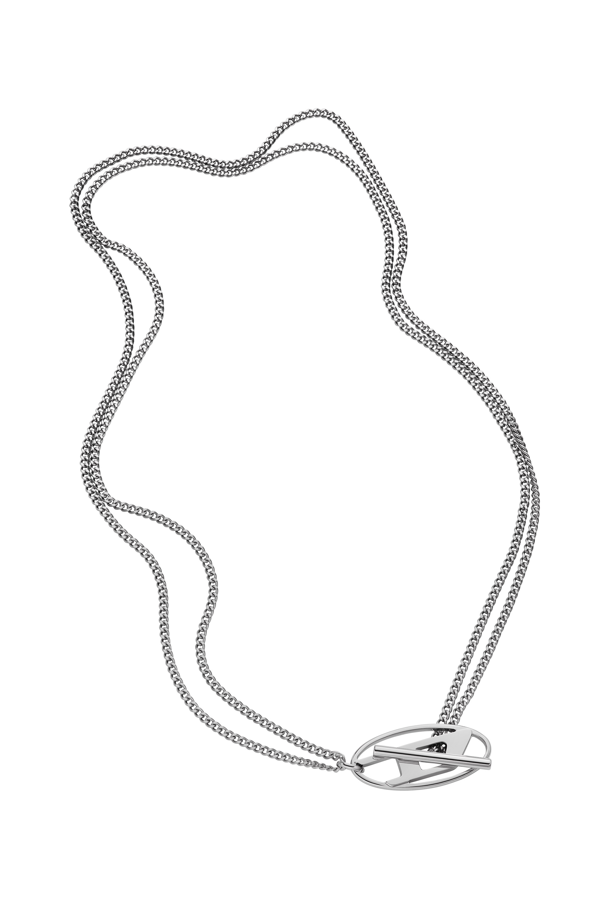 Diesel - DX1534040, Collier chaîne en acier inoxydable Mixte in Gris argenté - 2