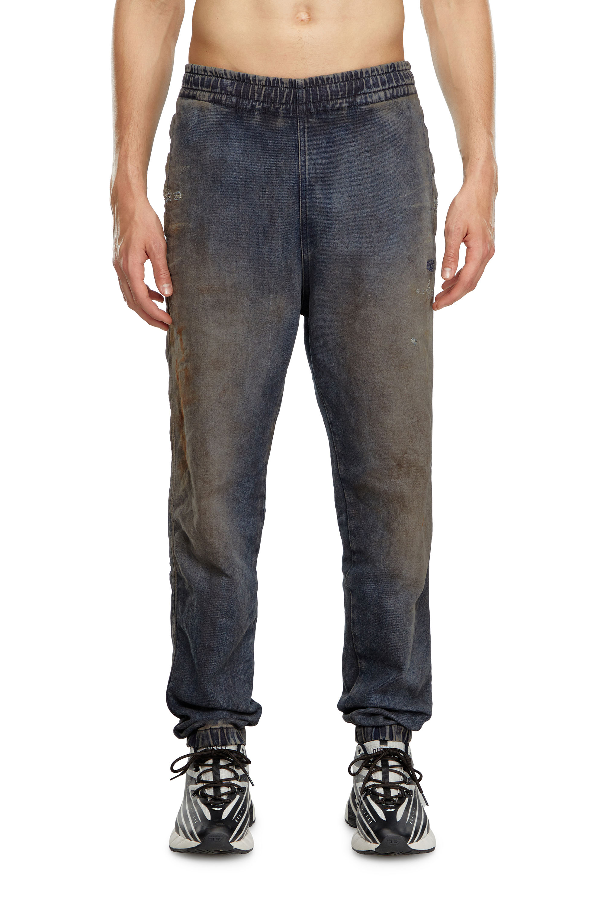 Diesel - Homme Tapered D-Lab Track Denim 068LV, Bleu Foncé - Image 2