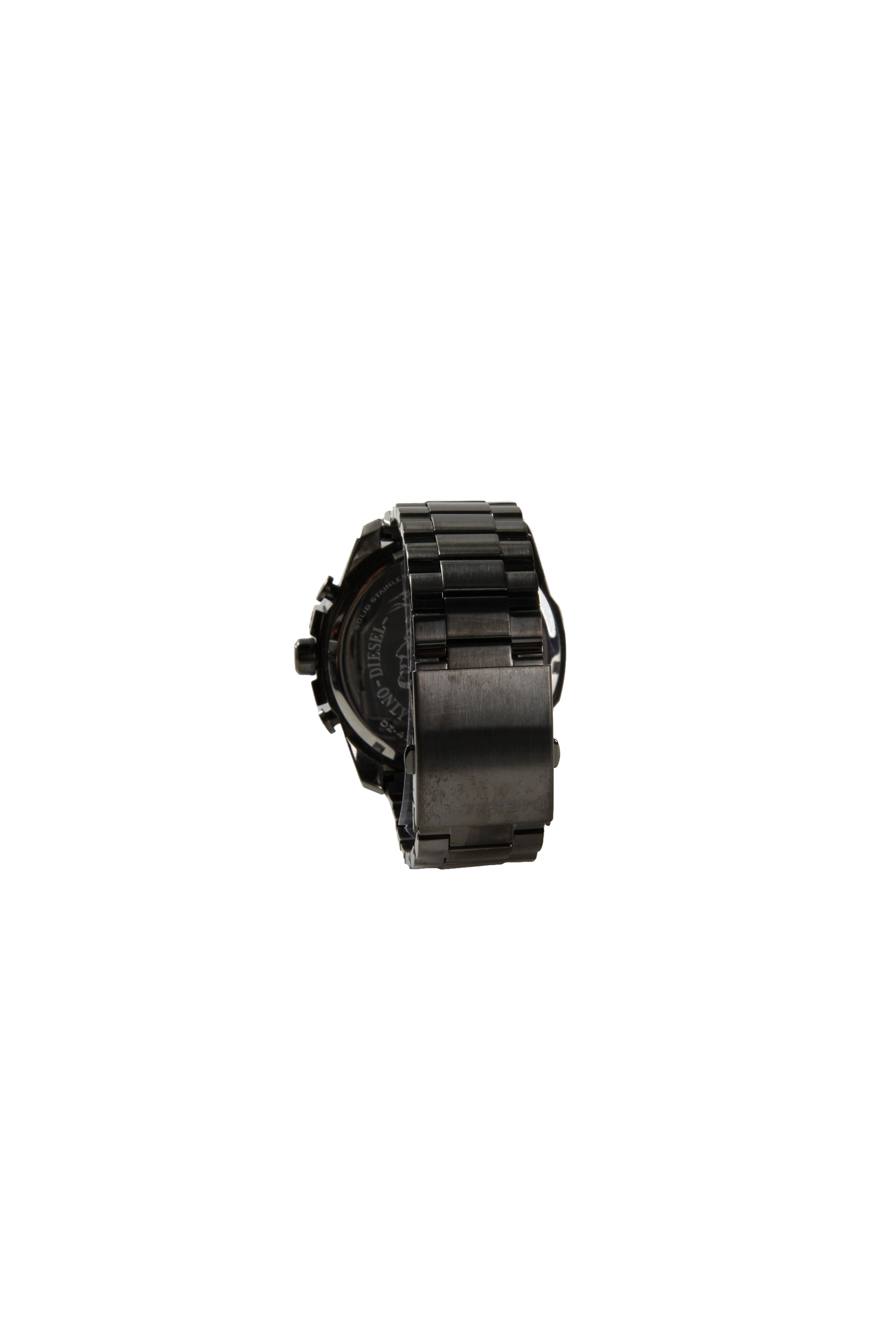 Diesel - DZ4282, Homme Mega Chief montre avec placage noir in Gris - Image 2