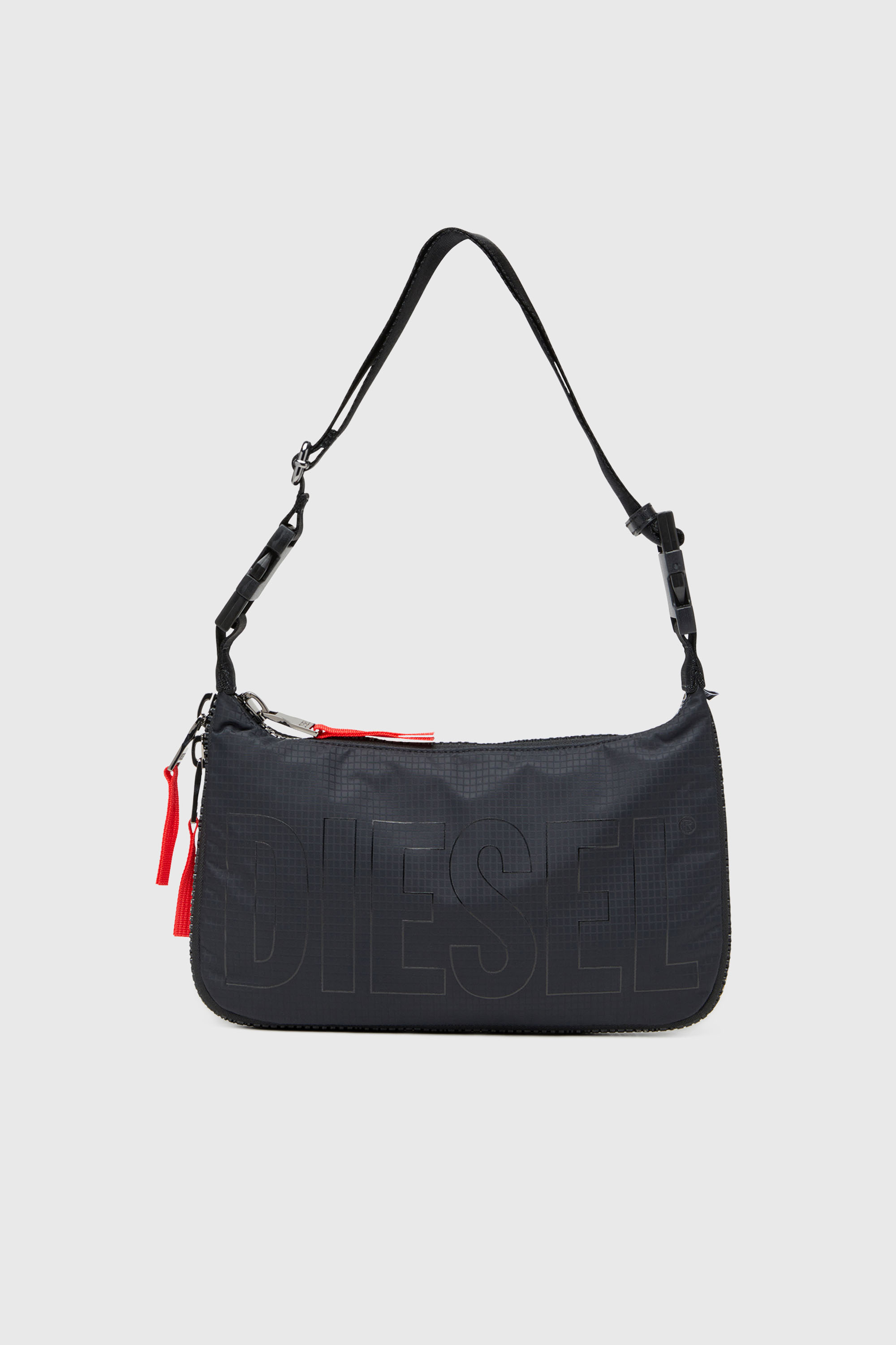 Diesel - ZIP-D CROSSBODY BAG X, Zip-D X-Sac &agrave; bandouli&egrave;re utility extensible Mixte in Noir - 2