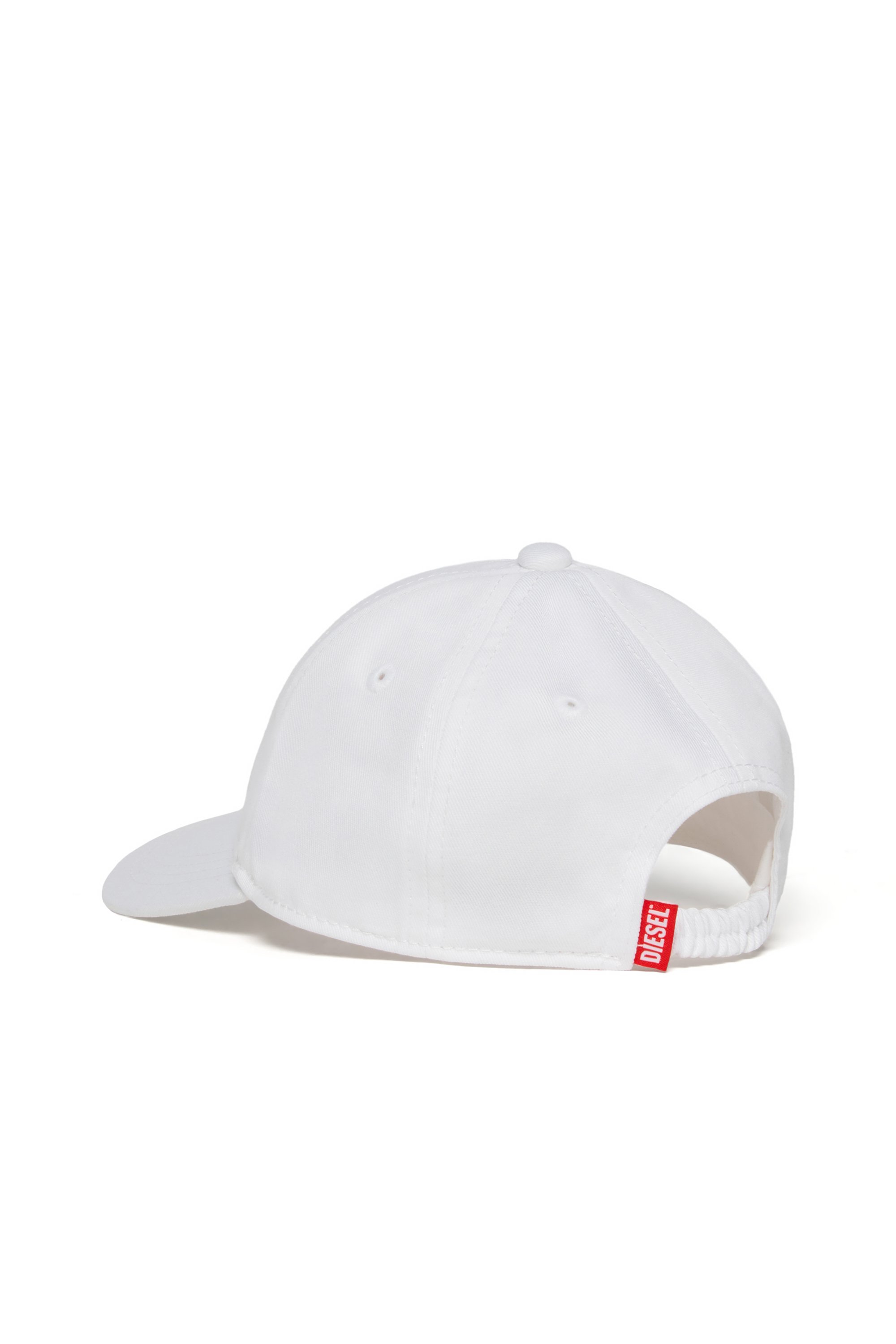 Diesel - FIMBOB, Casquette de baseball avec imprimé Oval D Mixte in Blanc - 2