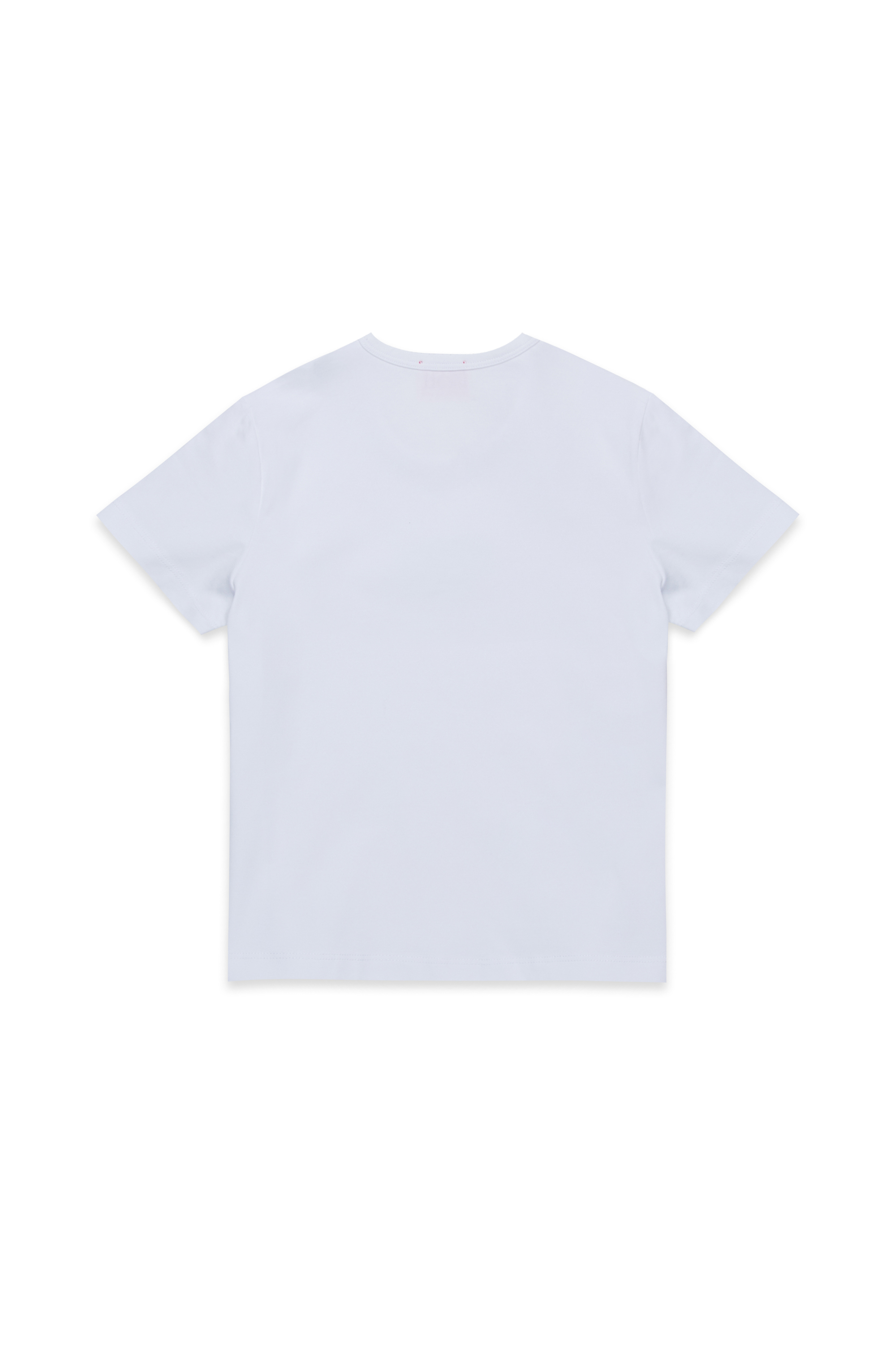 Diesel - TANGIEX, T-shirt avec broderie Oval D ton sur ton Femme in Blanc - 2