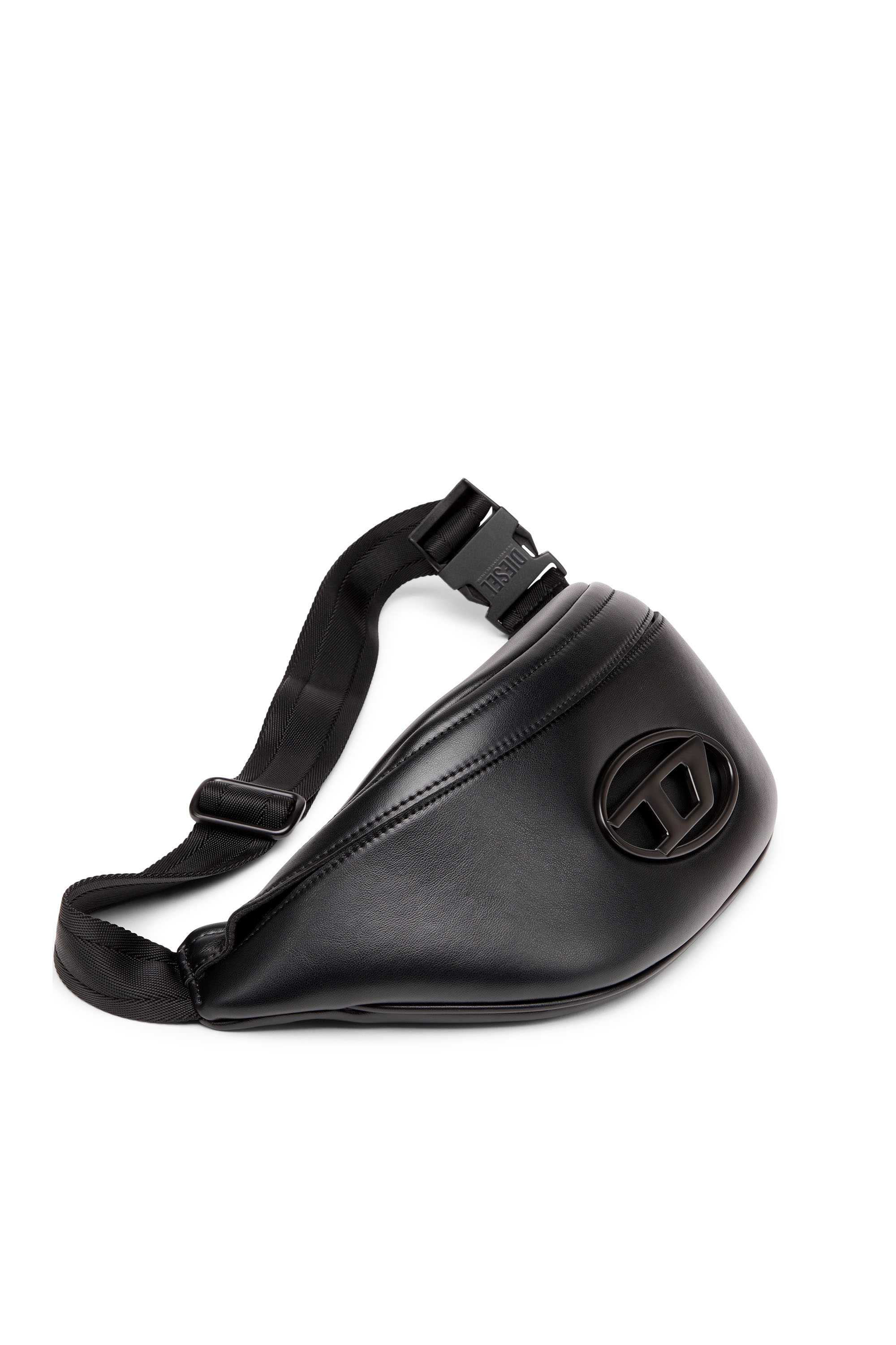 Diesel - HOLI-D BELT BAG M, Holi-D-Sac banane en PU et n&eacute;opr&egrave;ne Homme in Noir - 6
