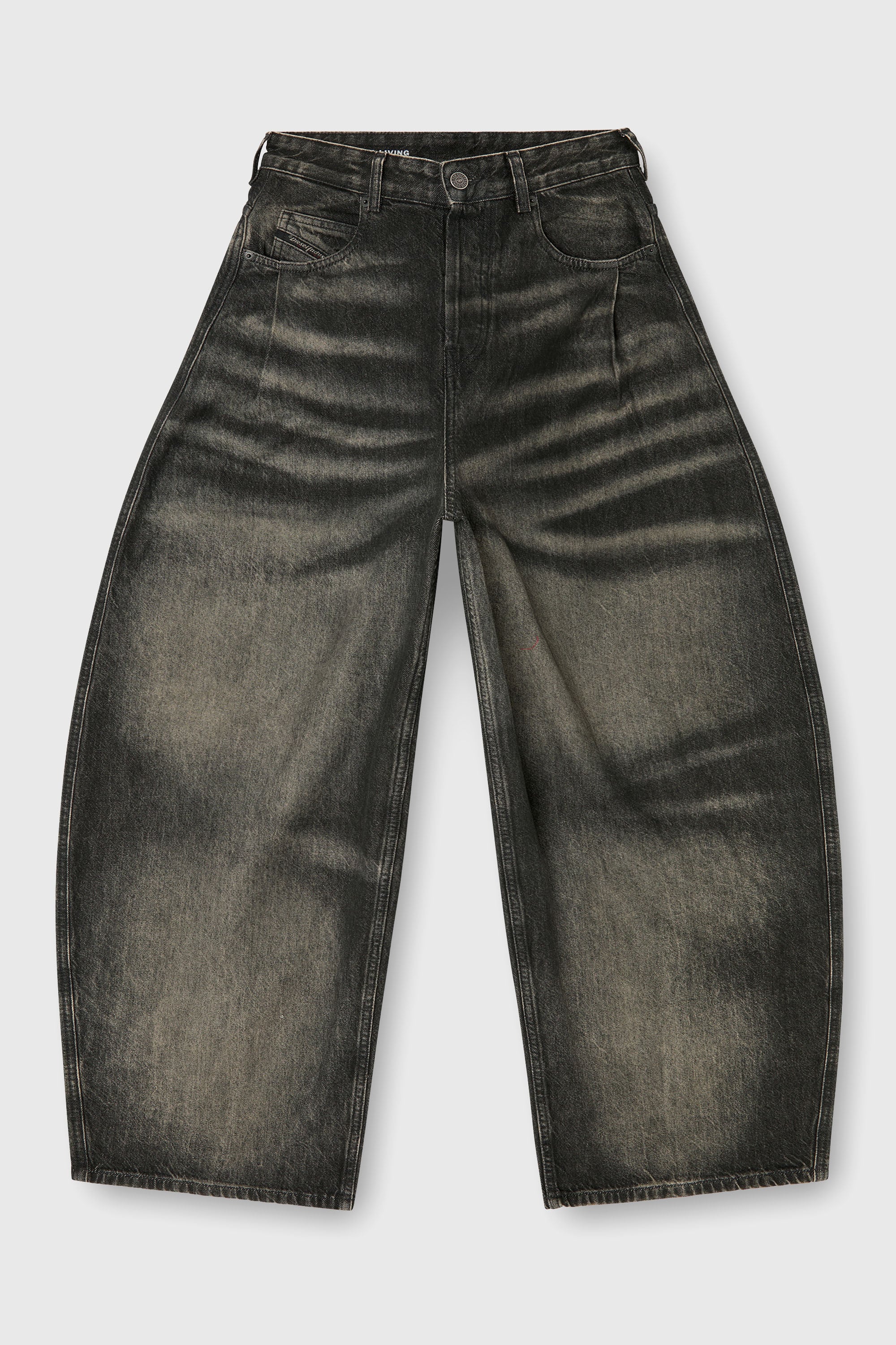 Diesel - Relaxed Jeans 1987 D-Khelz 09R33 Femme, Noir/Gris fonc&eacute; - Image 2